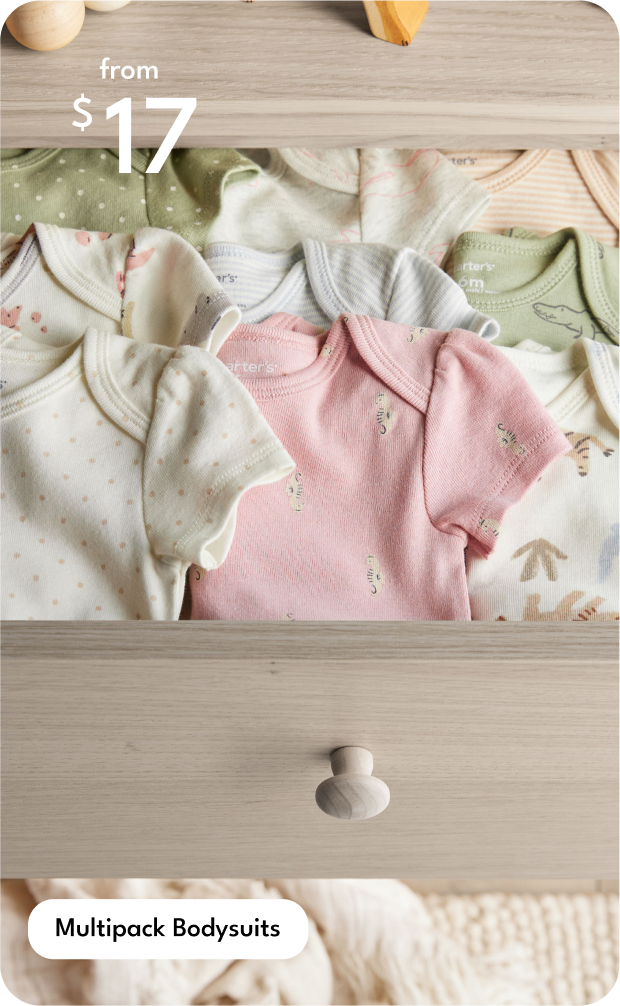 from $17 Multipack Bodysuits