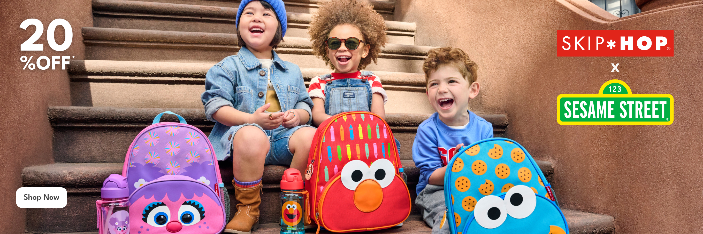 20 %OFF | SKIP*HOP X 123 SESAME STREET | Shop Now