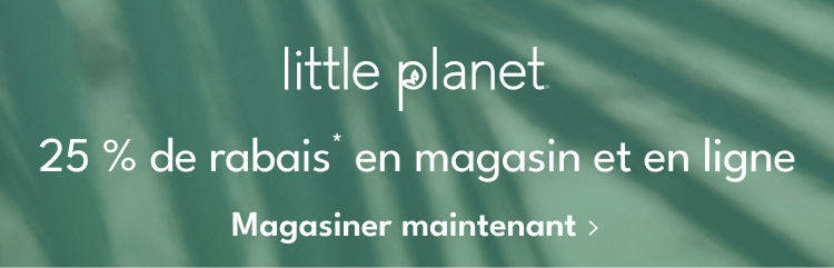 25 % de rabais* en magasin et en ligne