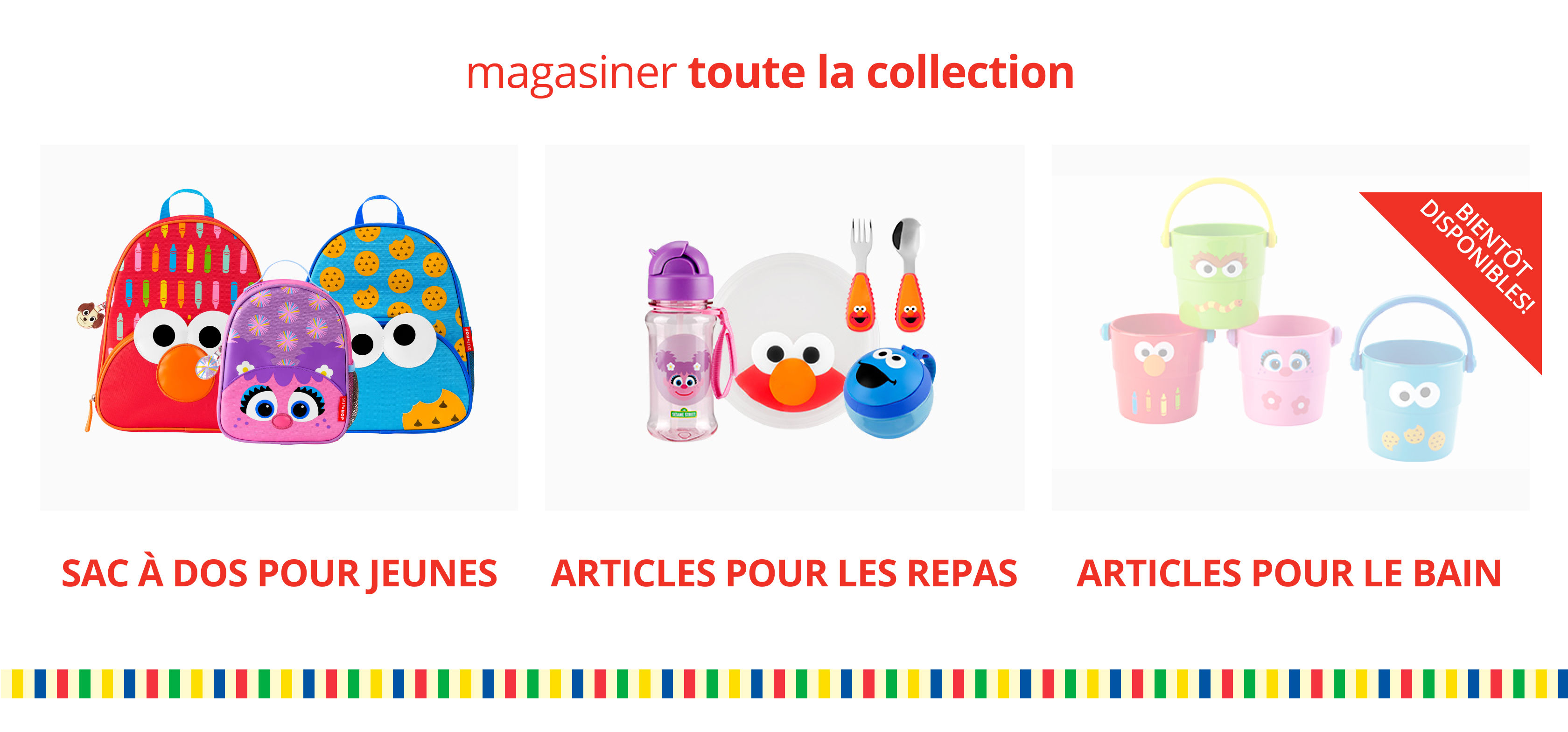 Skiphop x Sesame Street | Shop Full Collection - kids bags, mealtime and bath.