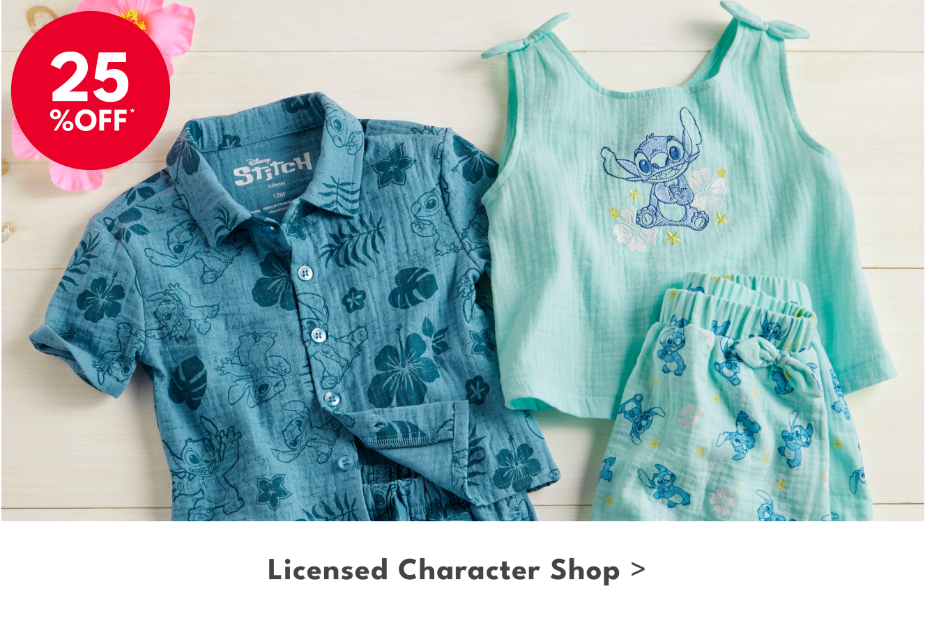 25% OFF* | Licensed Character Shop>
