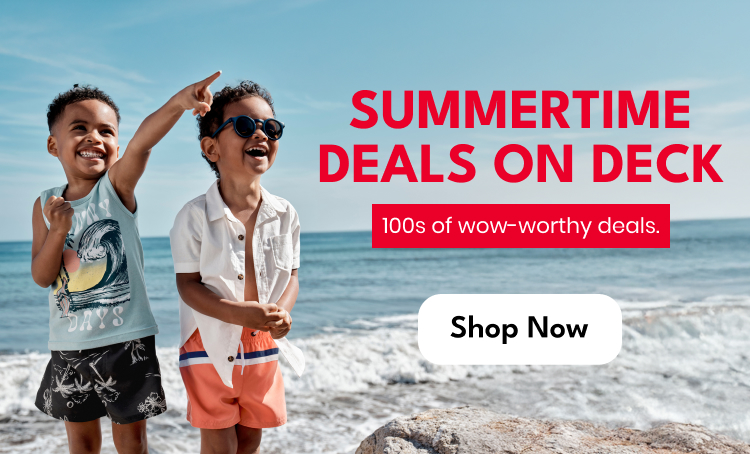 SUMMER TIME DEALS ON DECK | 100s of wow-worthy deals | Shop Now
