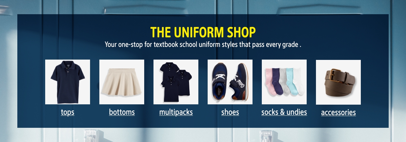 School Uniform Shop | Carter's | Free Shipping