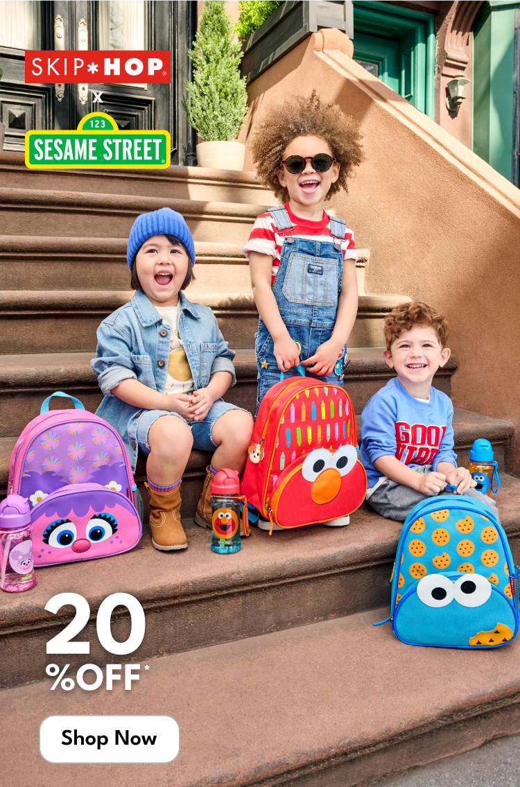 20 %OFF | SKIP*HOP X 123 SESAME STREET | Shop Now