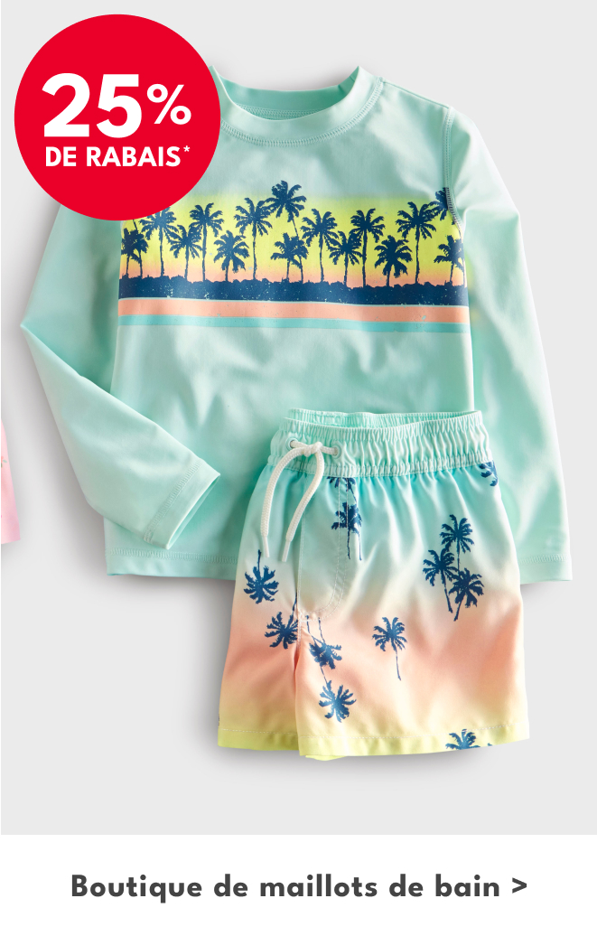 25% DE RABAIS* | Boutique de maillots de bain >