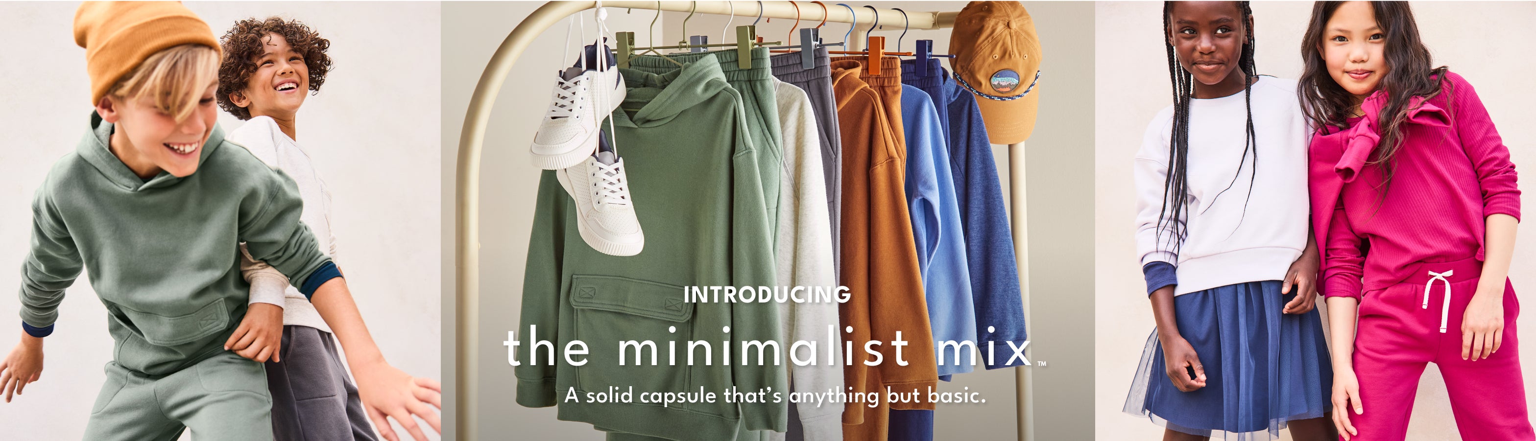 Introducing|the minimalist mix|A solid capsule that's anything but basic.