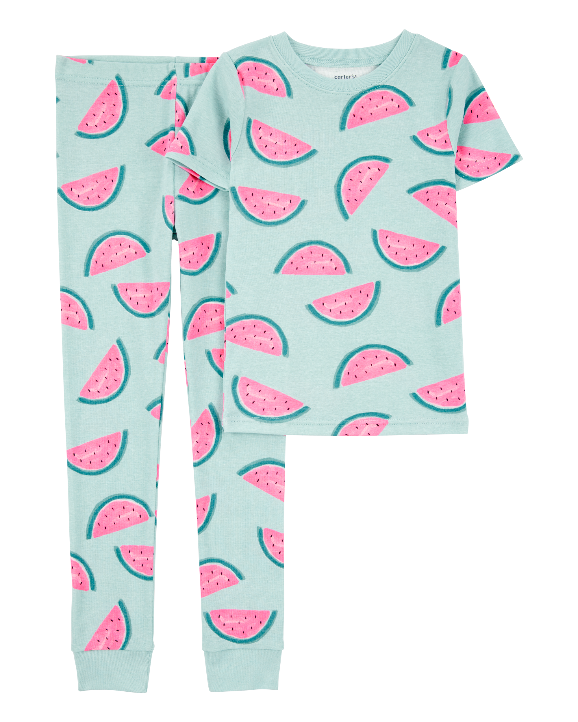 Kid 2-Piece Watermelon 100% Snug Fit Cotton Pyjamas