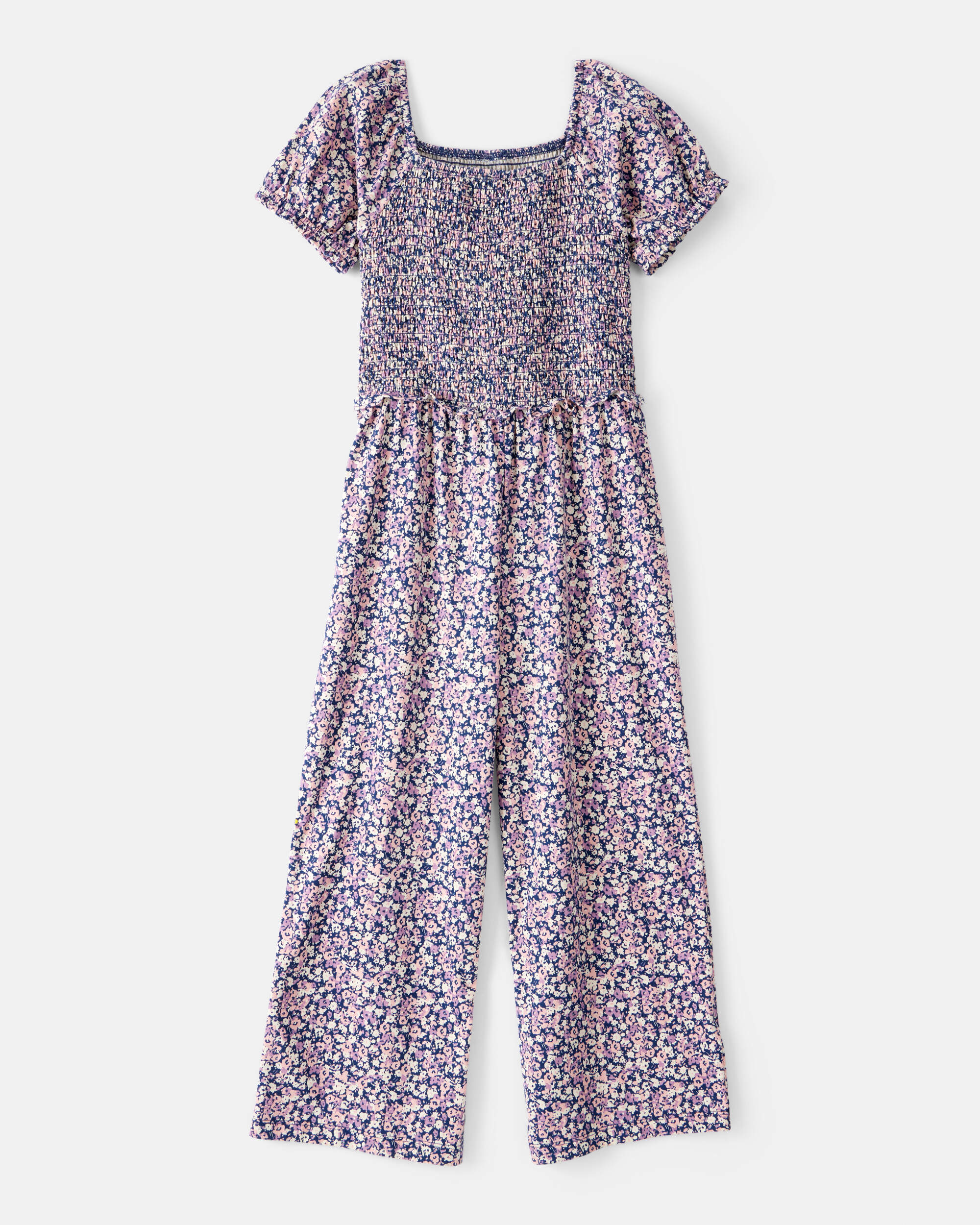 Girls Floral Jumpsuit