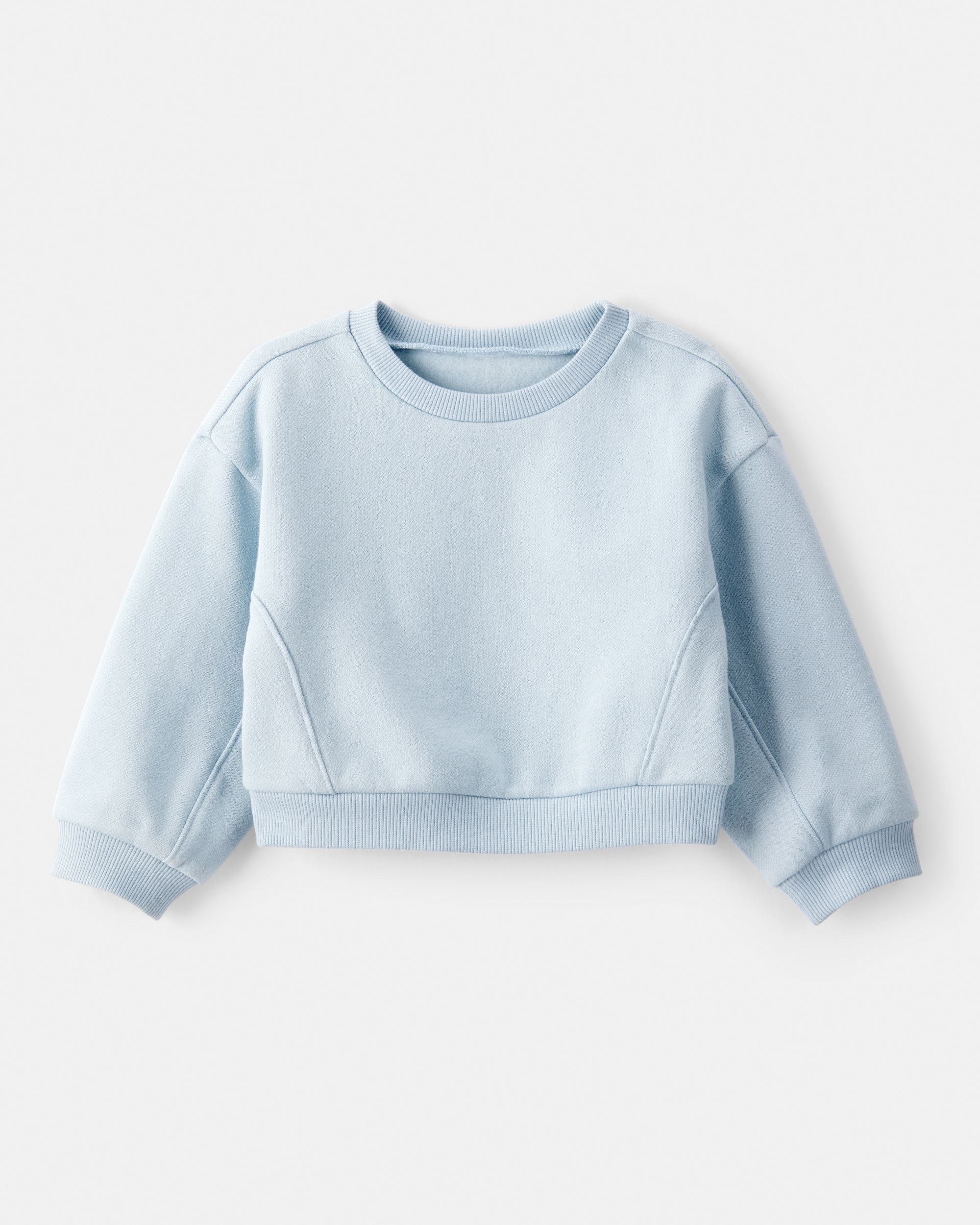 Baby Girl Long-Sleeve Pullover Sweatshirt - Blue