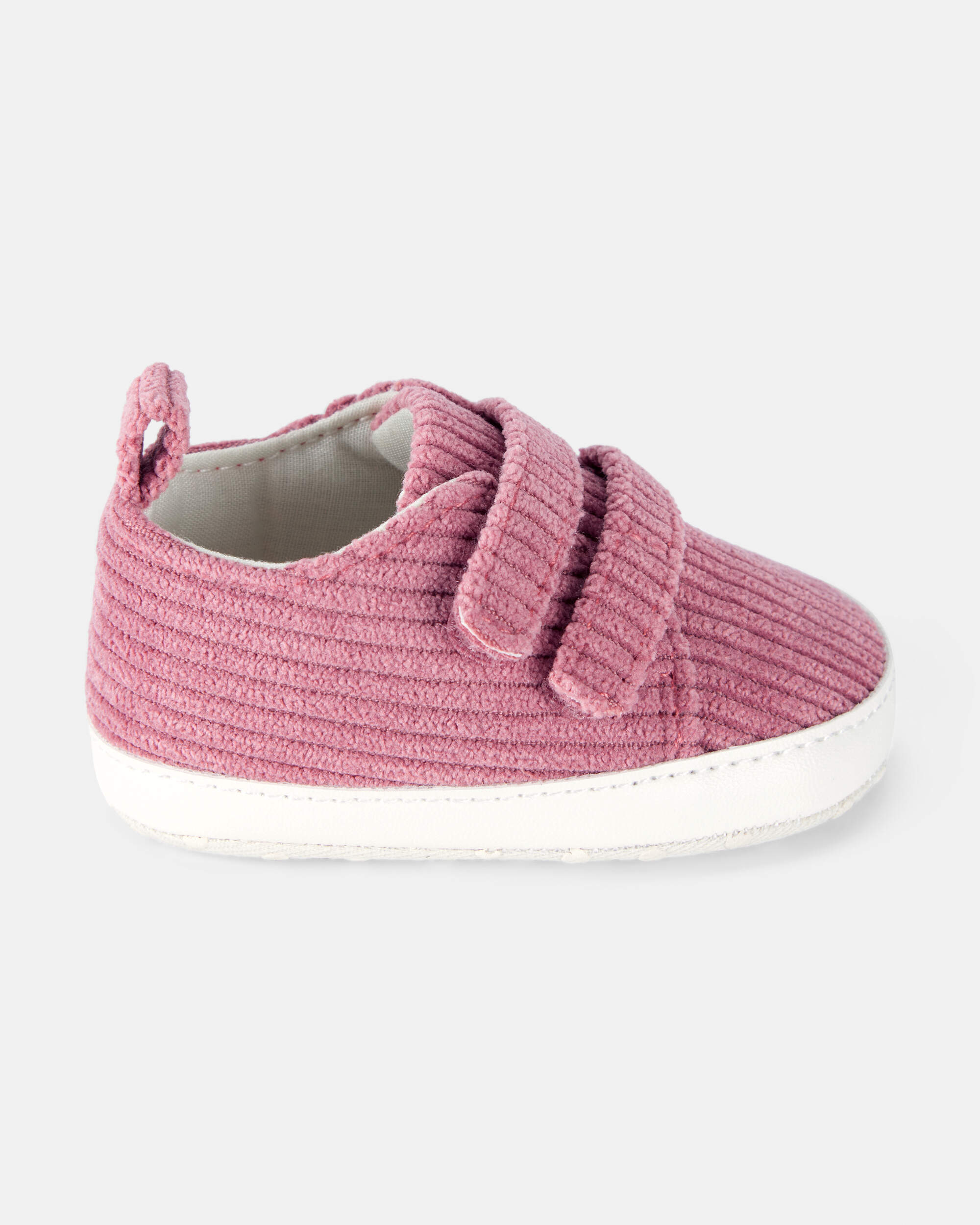 Baby Girl Corduroy Slip-On Shoes - Pink