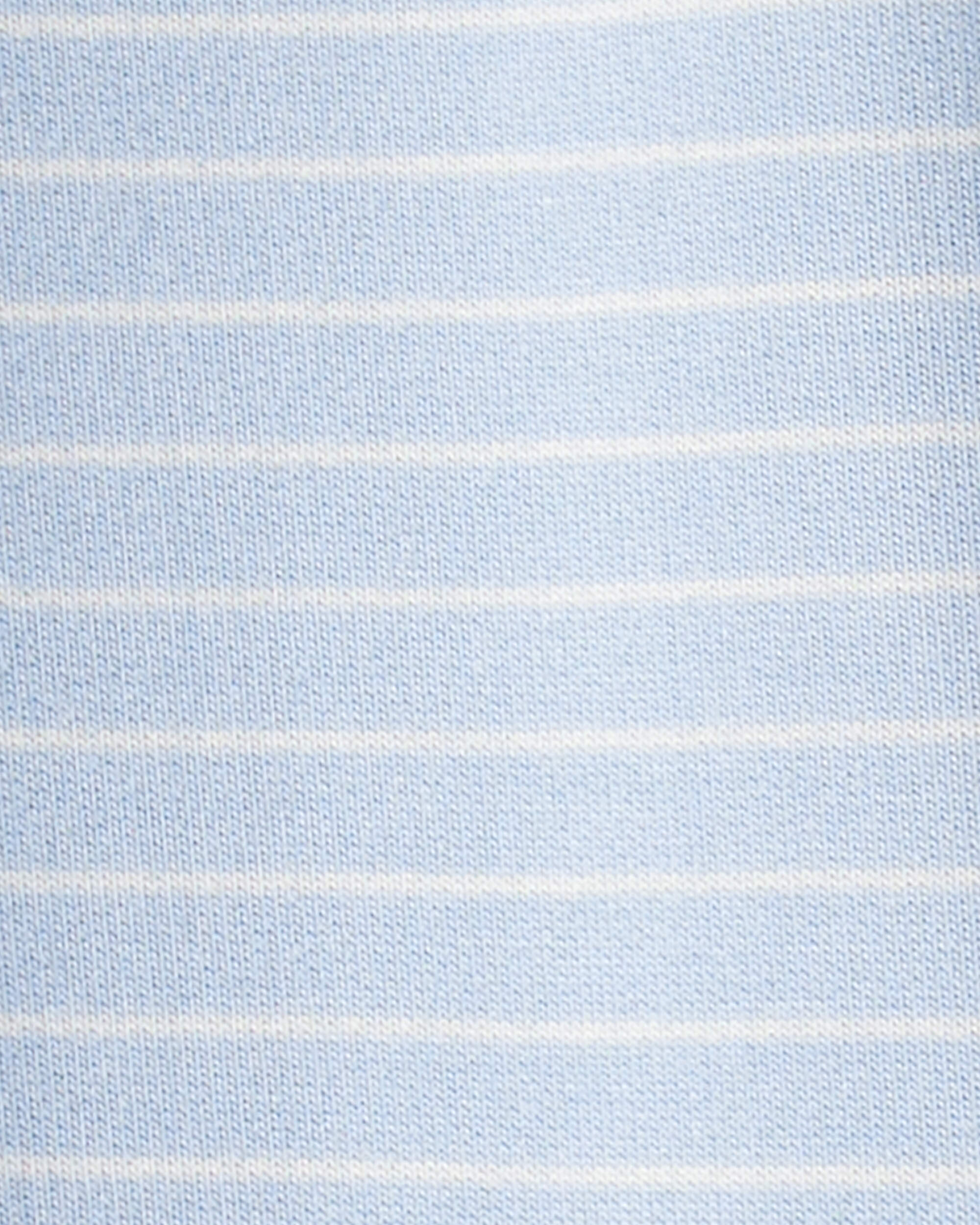 Baby Boy PurelySoft Long-Sleeve Jumpsuit - Blue