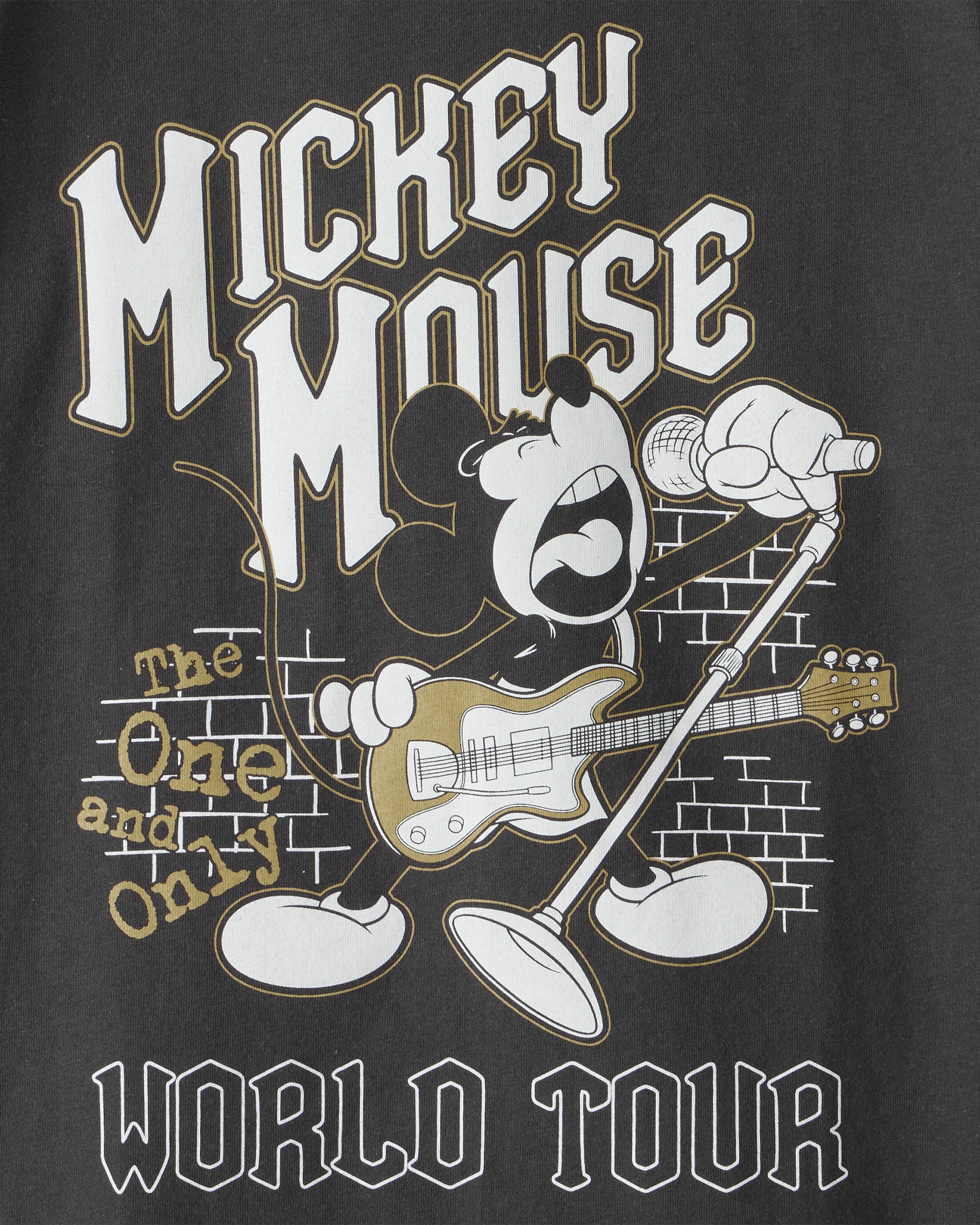 Boys Disney© Mickey Mouse Short-Sleeve Graphic Tee - Black