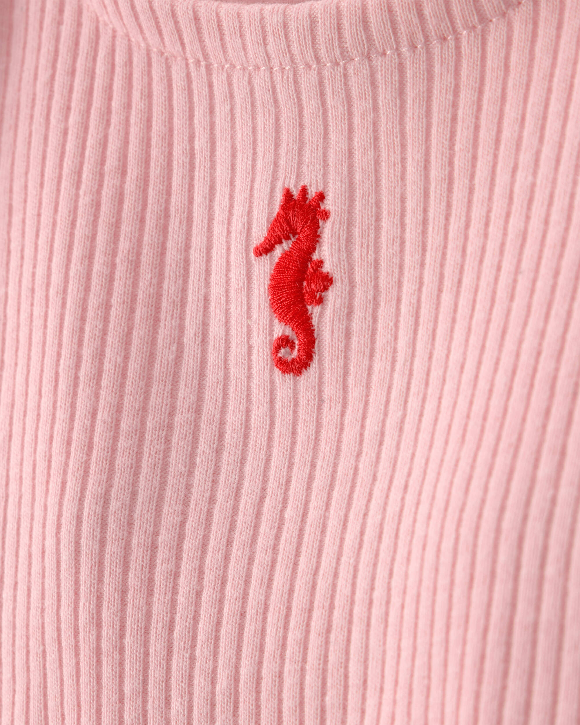 Baby Girl 3-Piece Headband, Top & Chambray Short Set - Pink