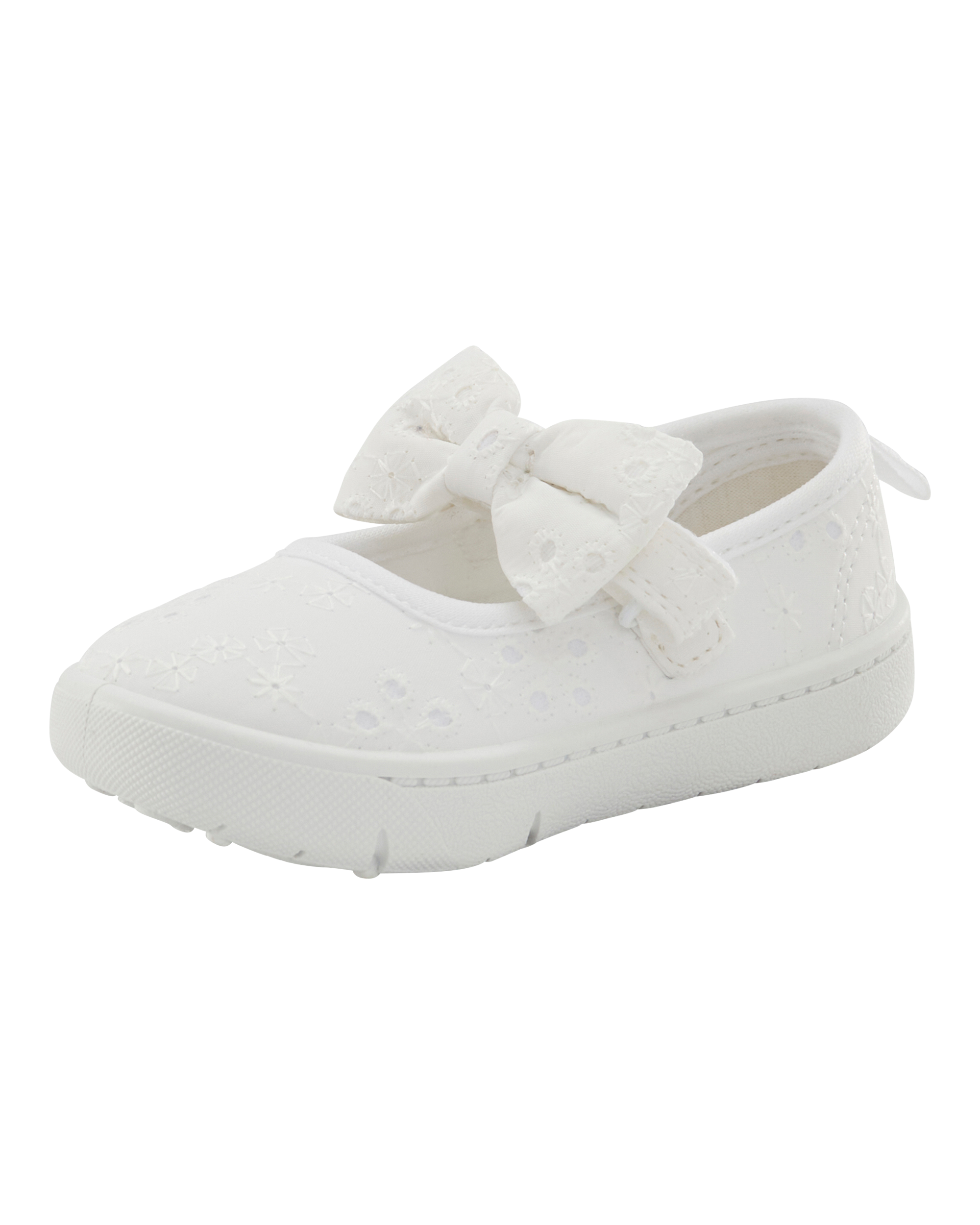 Baby  Every Step® First Walker Eyelet Mary Jane Sneakers - White