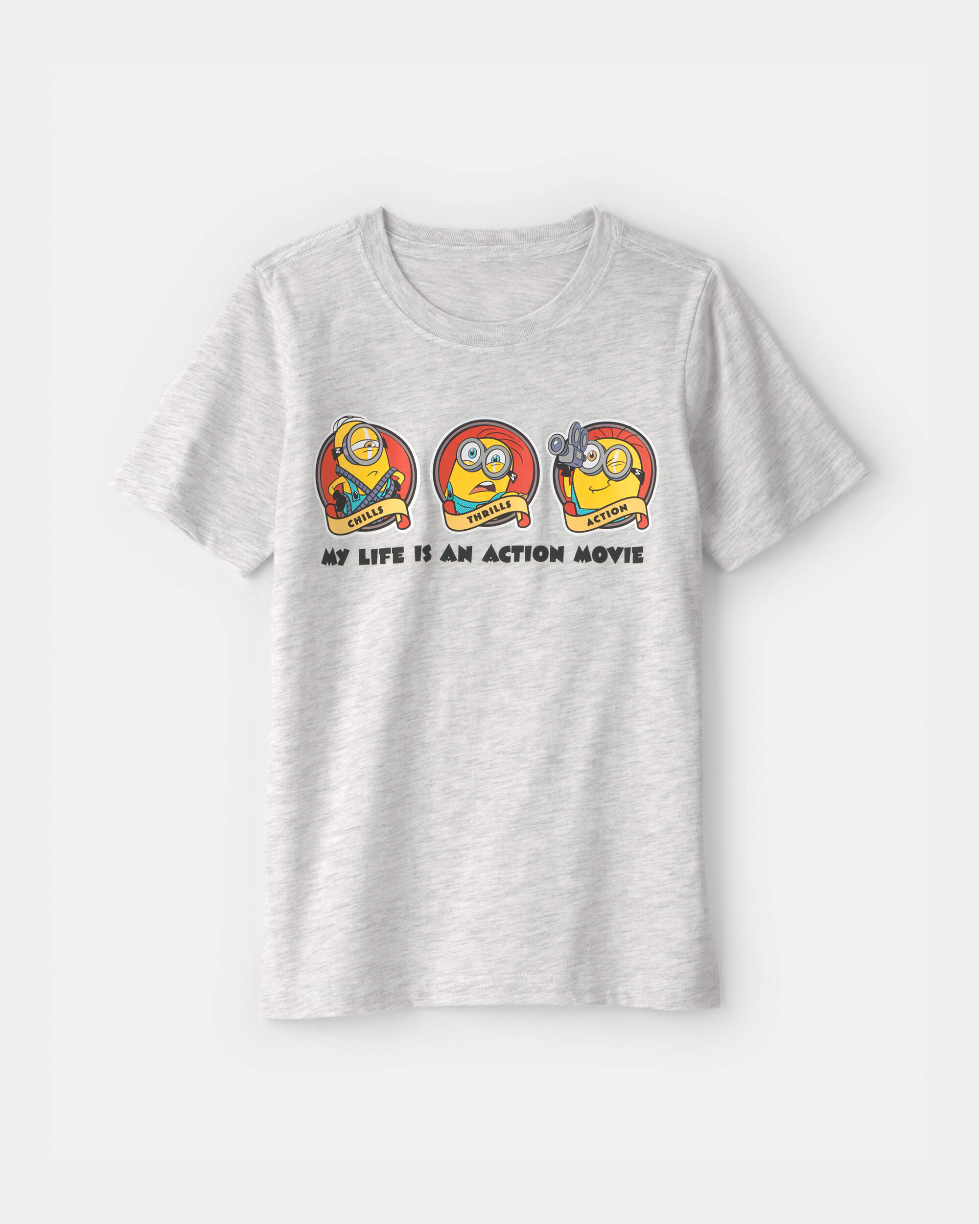 Kids Despicable Me Minions Graphic Tee - Grey