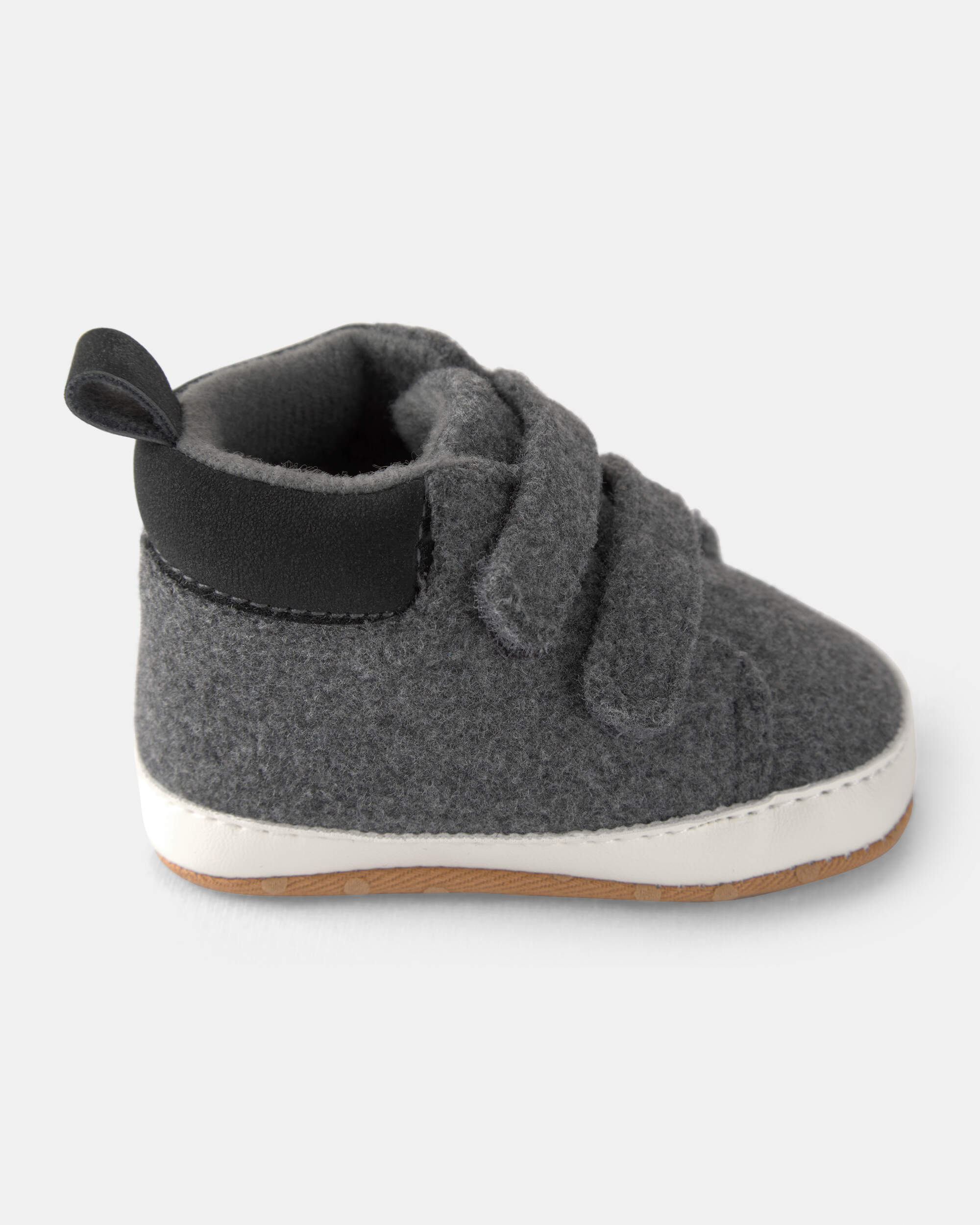Baby Boy Double Strap Boots - Grey