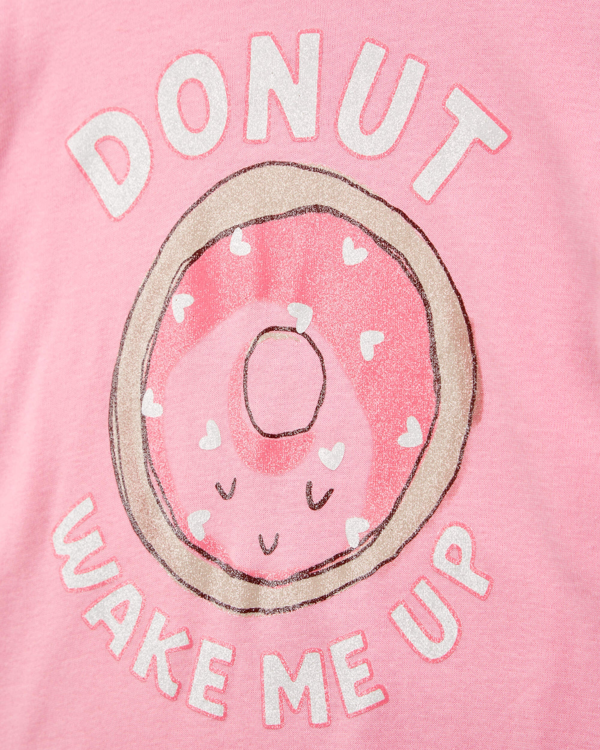 Pink Kid 4 Piece Donut Wake Me Up 100 Snug Fit Cotton Pyjamas Carter s Oshkosh Canada