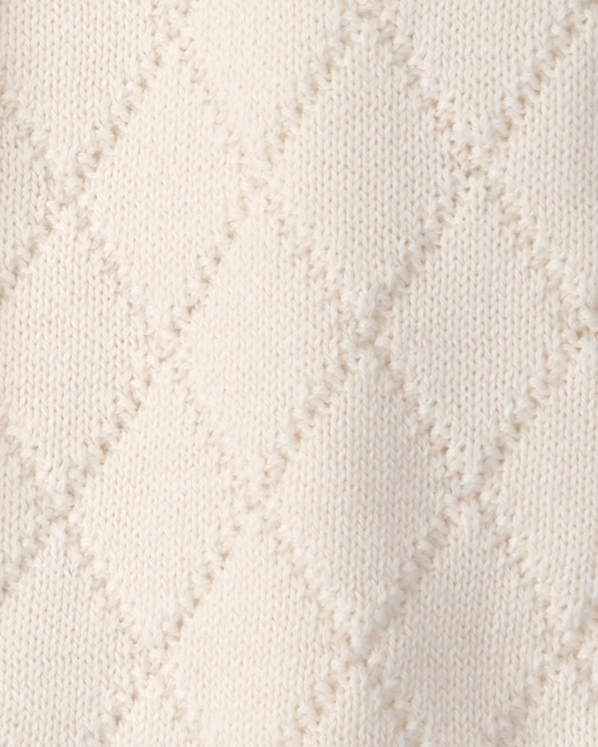 Baby Girl Cardigan Sweater - Cream