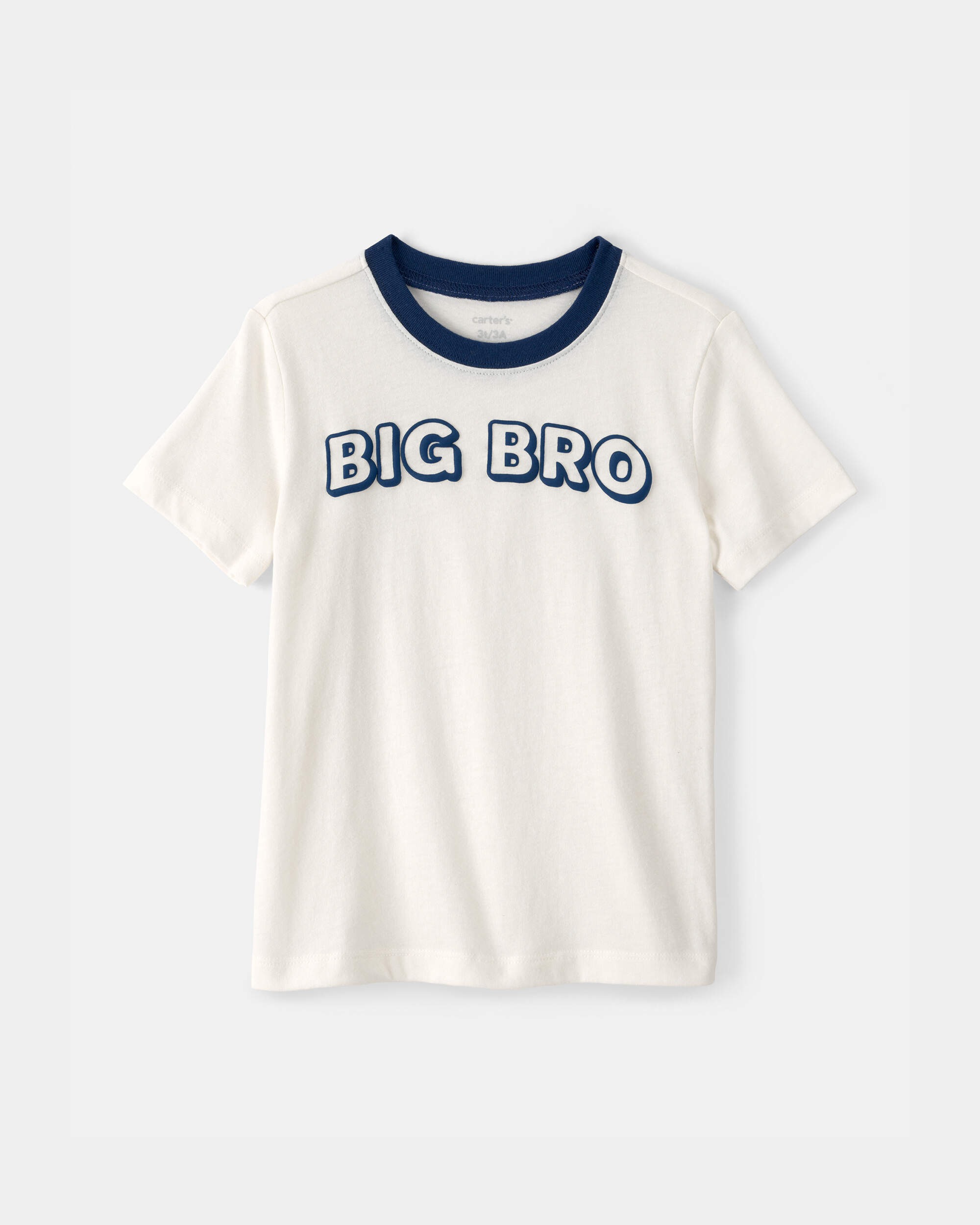 Toddler Boy 'Big Bro' Graphic Tee - Ivory