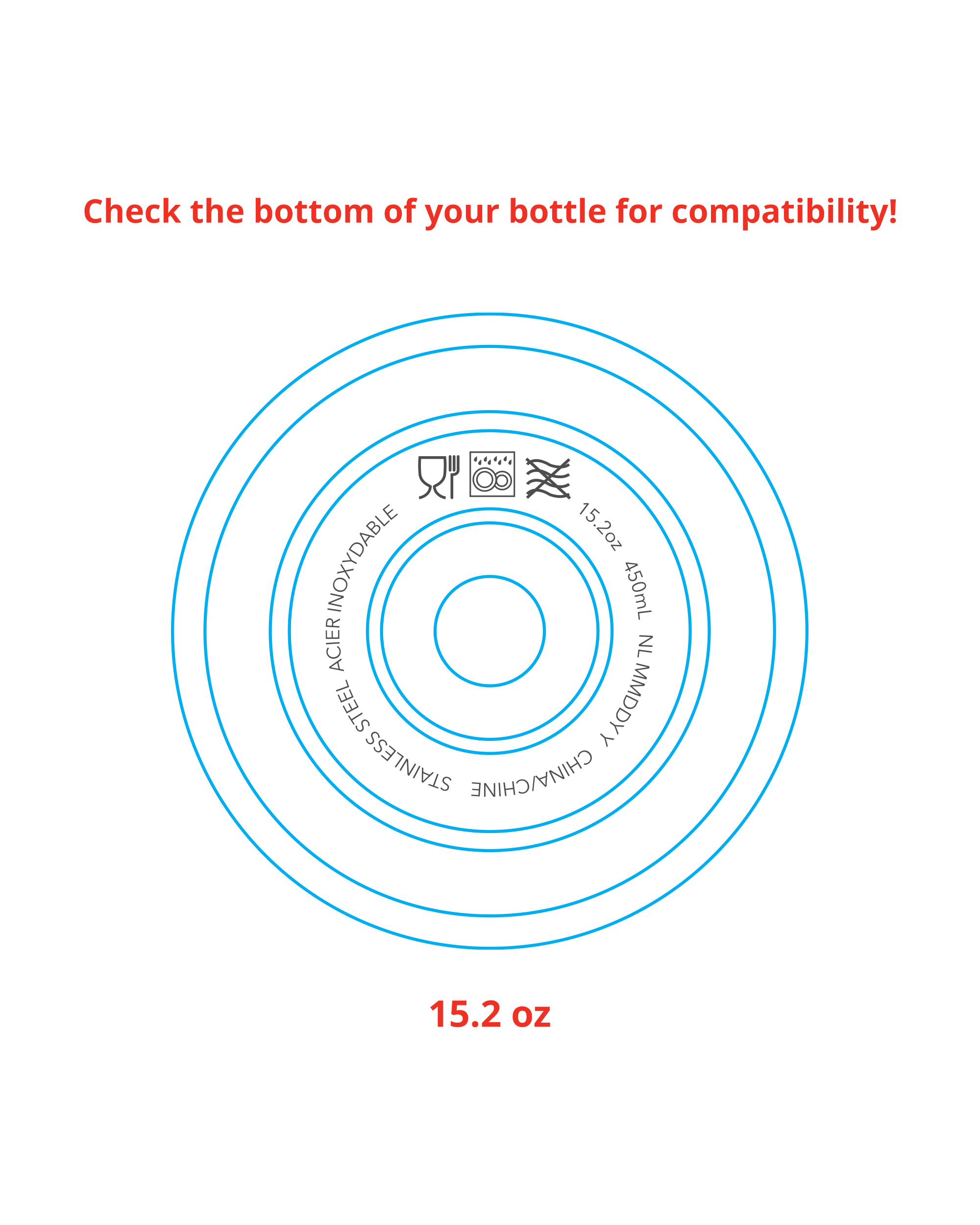 Wander Straw Bottle Extra Straws - 2-Pack