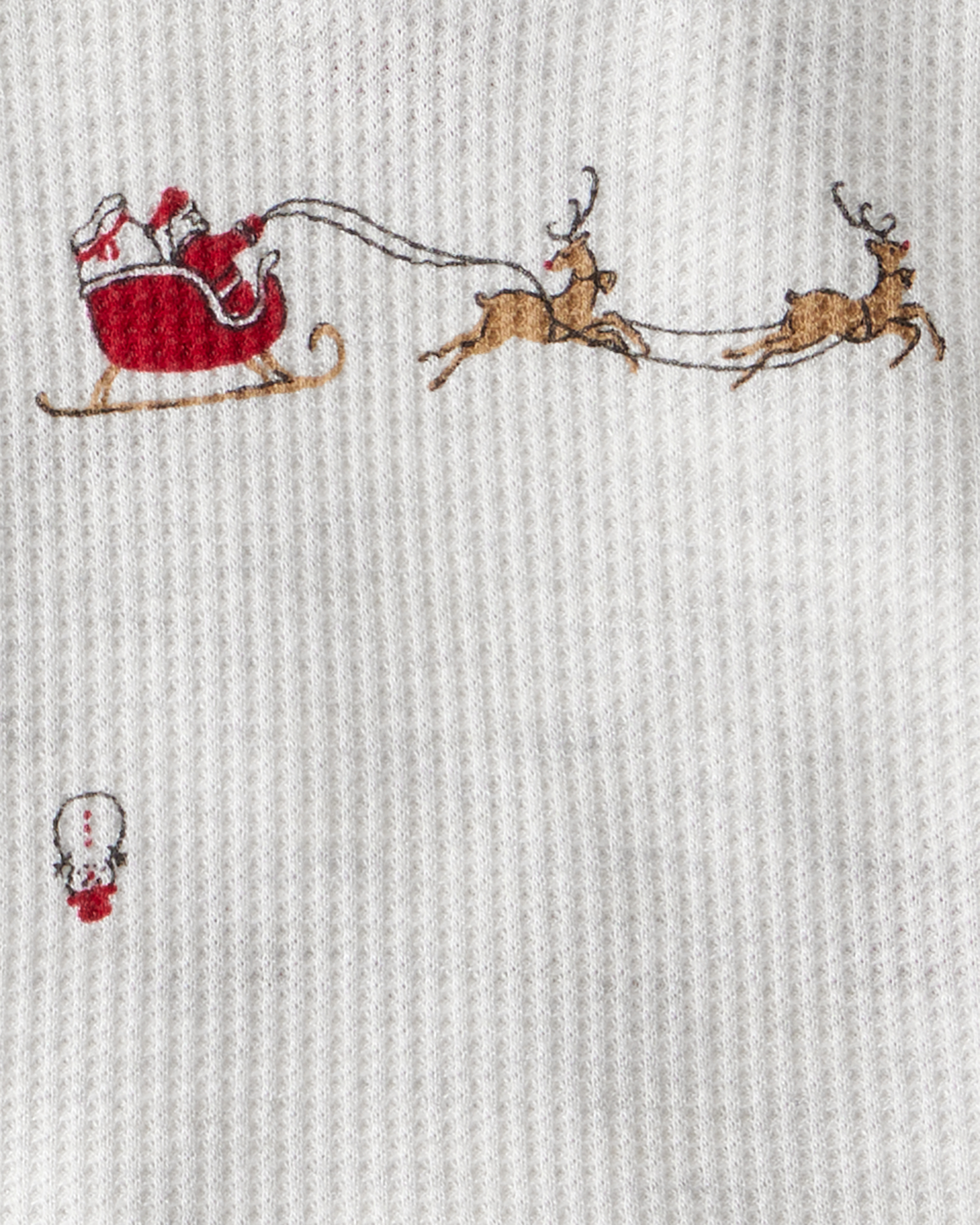 Baby 2-Piece Sleigh Print PurelySoft Tee & Pant Set - Grey