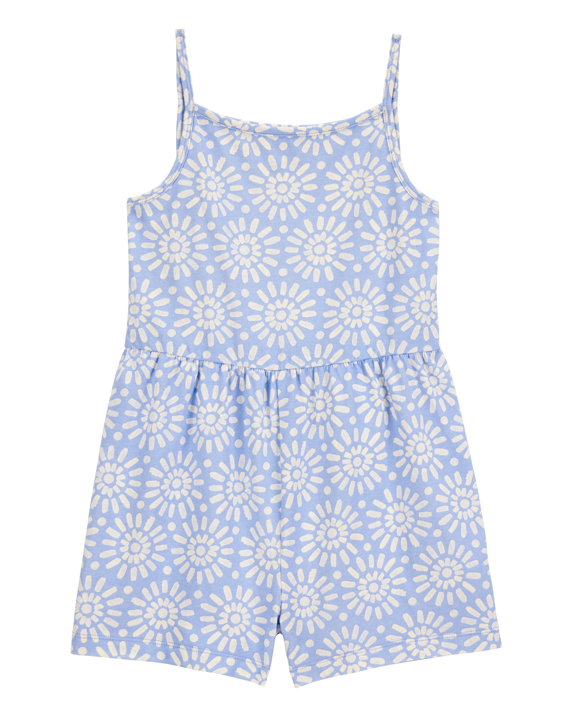 Kid Geo Print Tank Romper