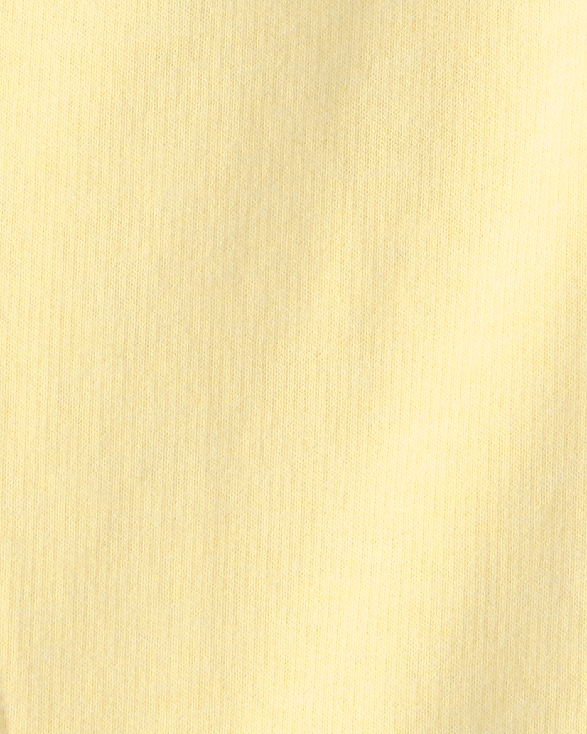 Toddler Girl French Terry Wide-Leg Pants - Yellow