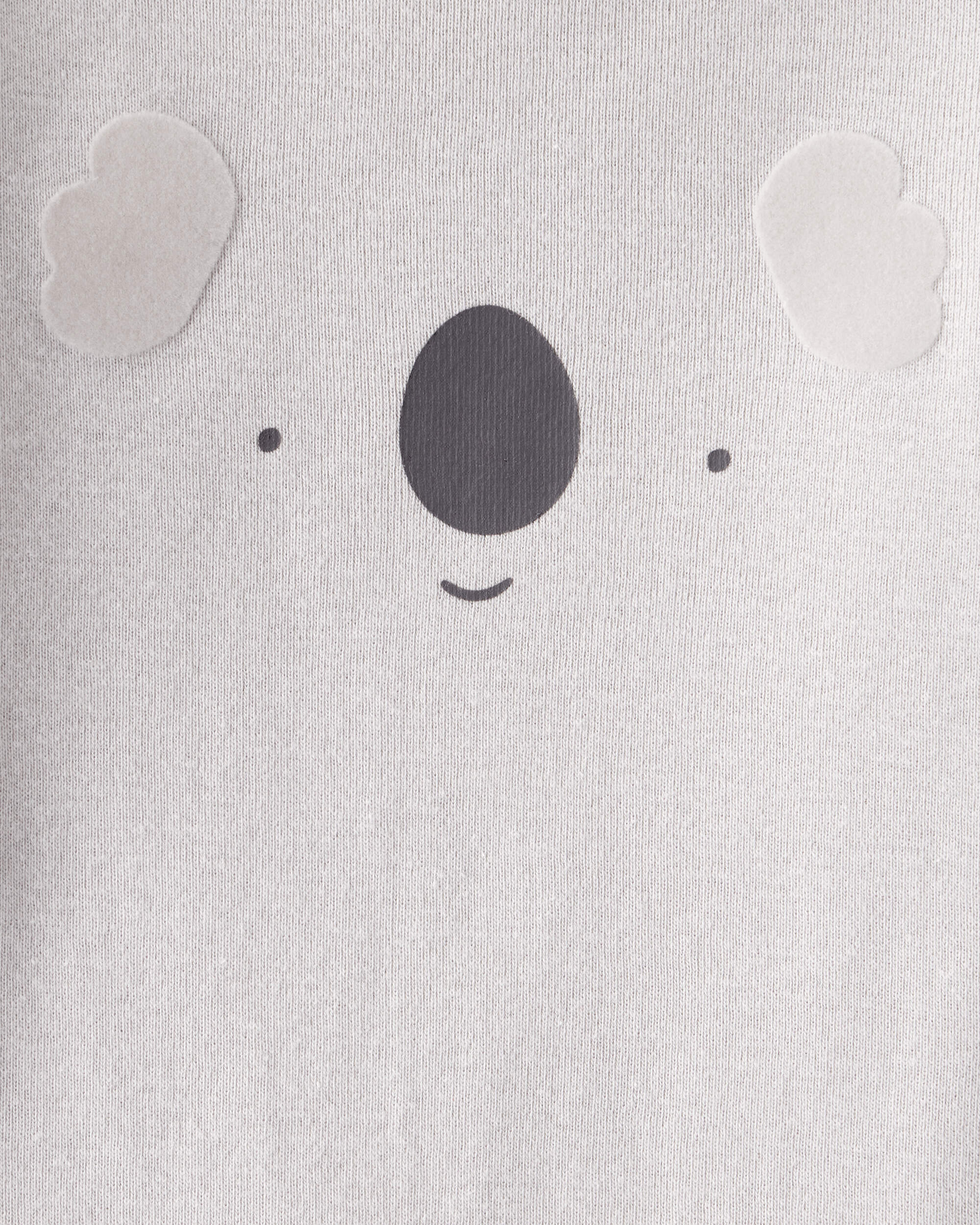 Baby Girl 4-Pack Koala Print Cotton Long-Sleeve Multipack Bodysuits - Purple/White/Pink