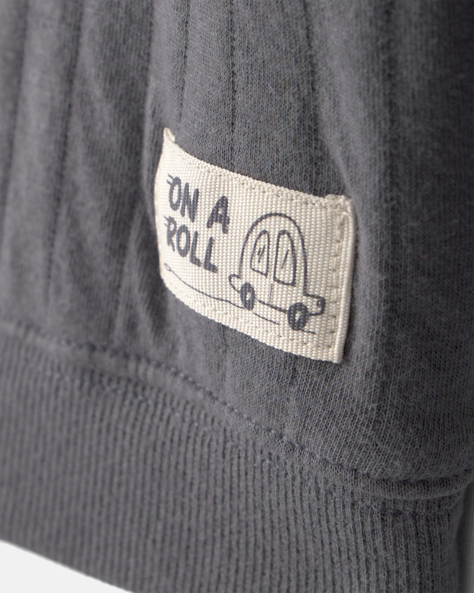 Baby Boy 2-Piece Hooded Tee & Pant Set - Grey