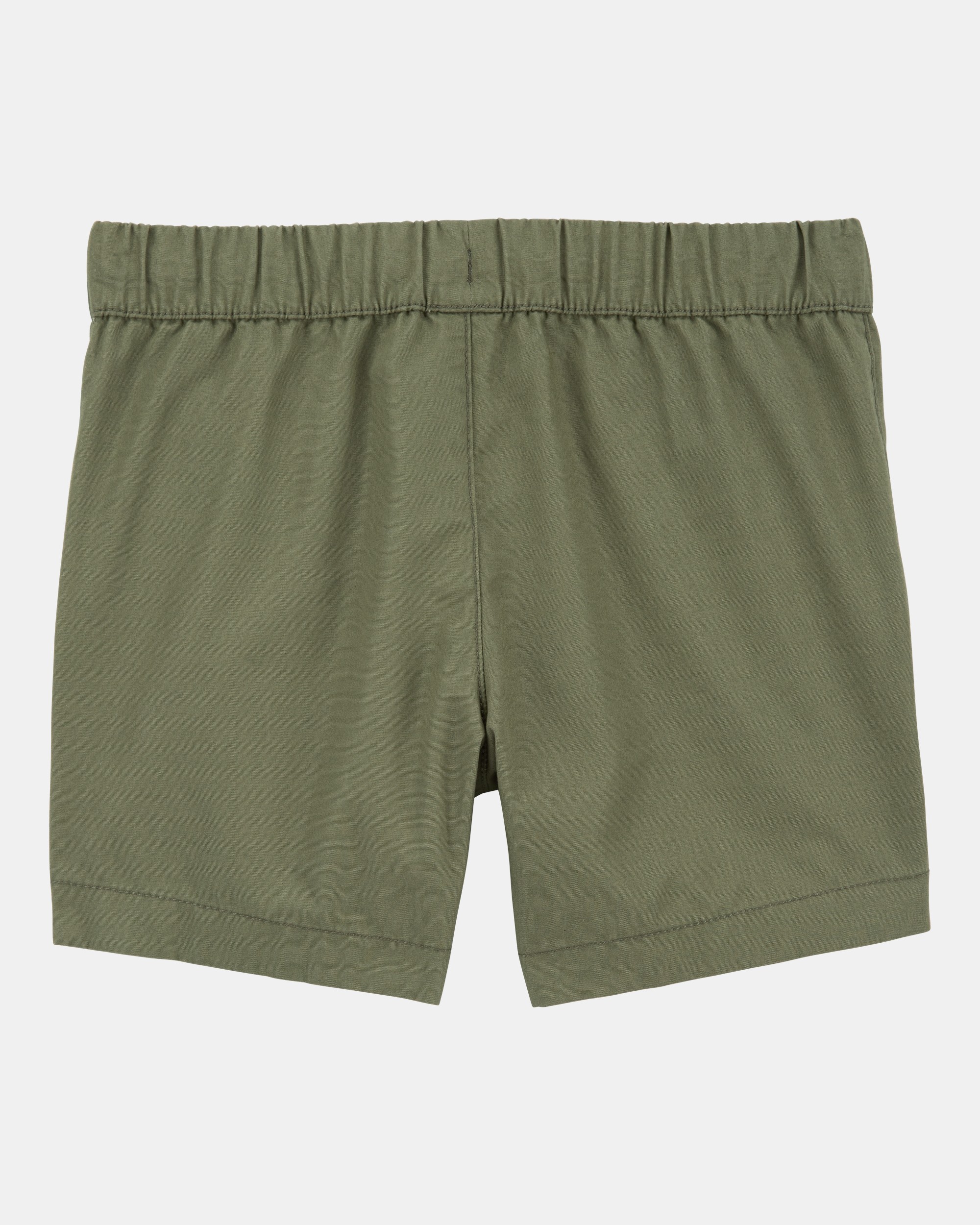 Baby Pull-On Poplin Shorts - Green