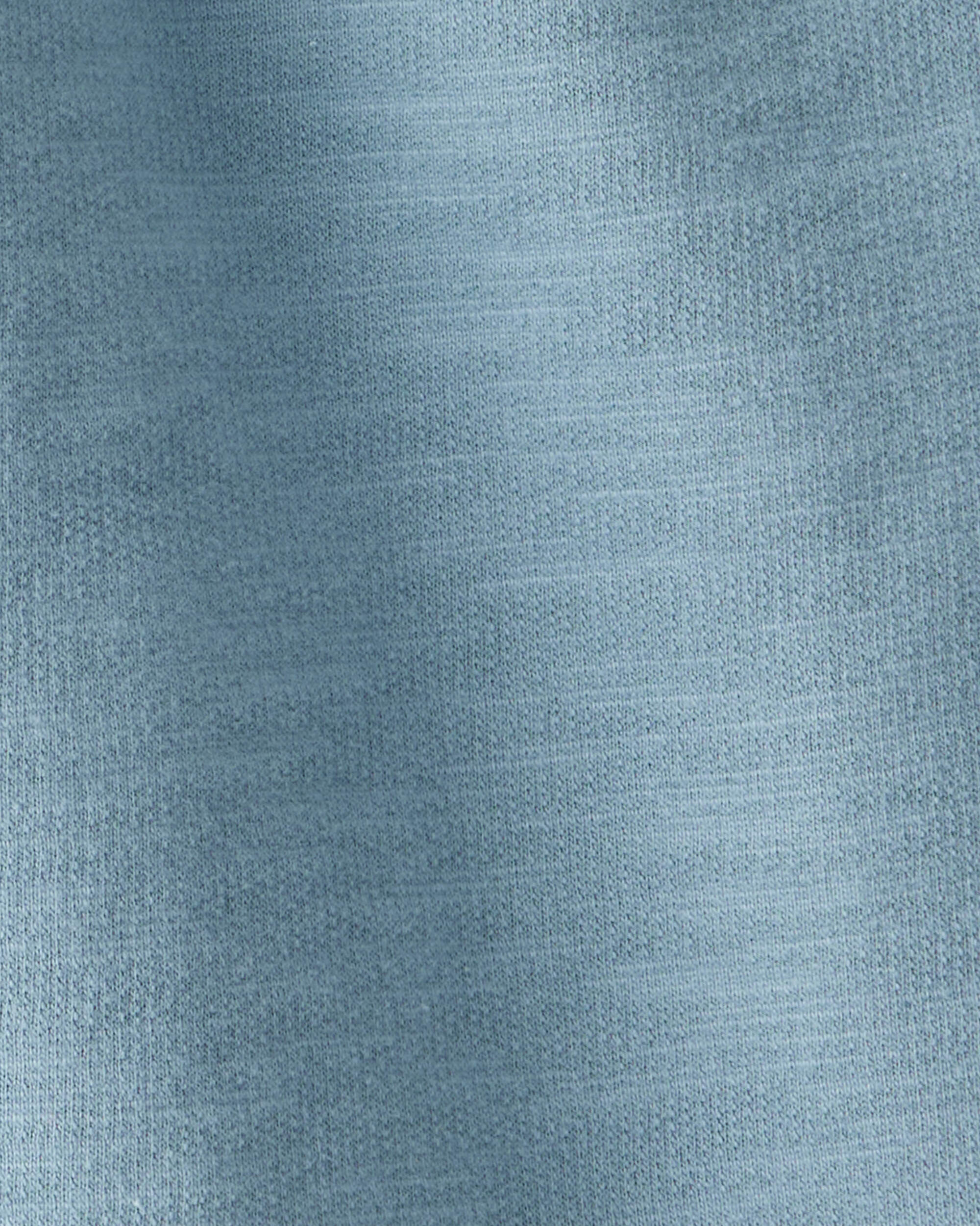 Baby Girl 100% Cotton Wide-Leg Pants - Blue