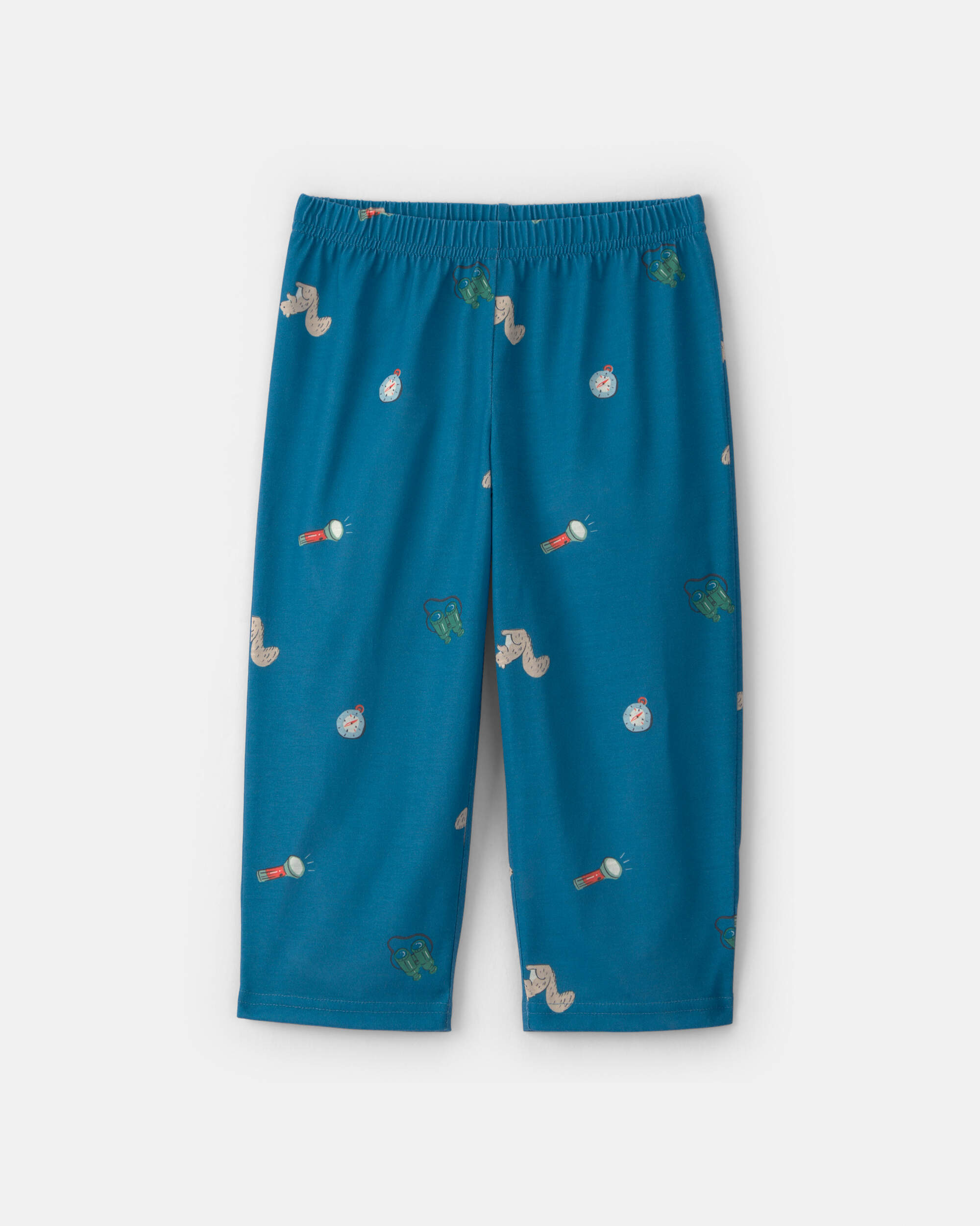 Toddler Boy Camp Short-Sleeve 2-Piece Pyjama Set