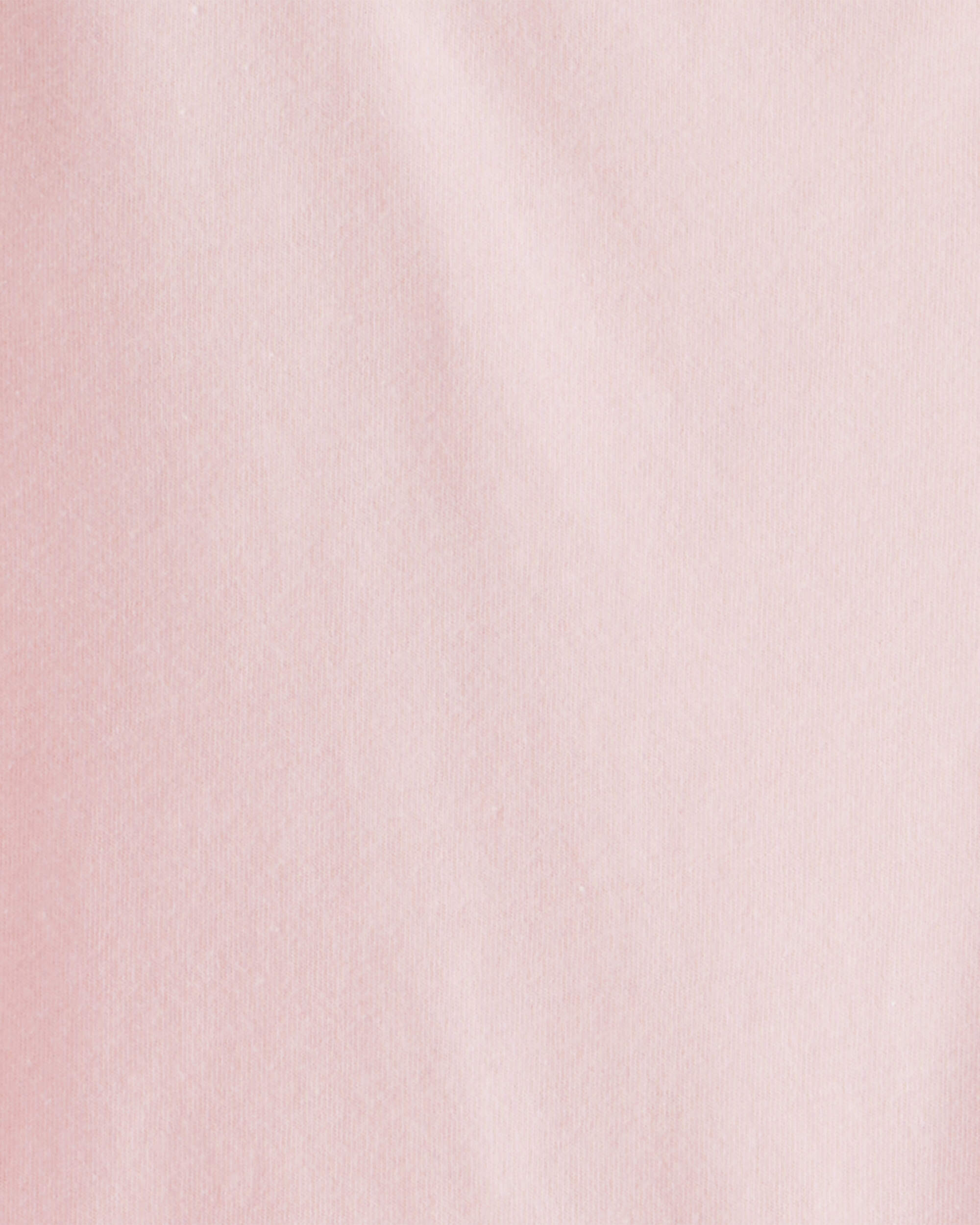 Girls Long-Sleeve Peplum Top - Pink