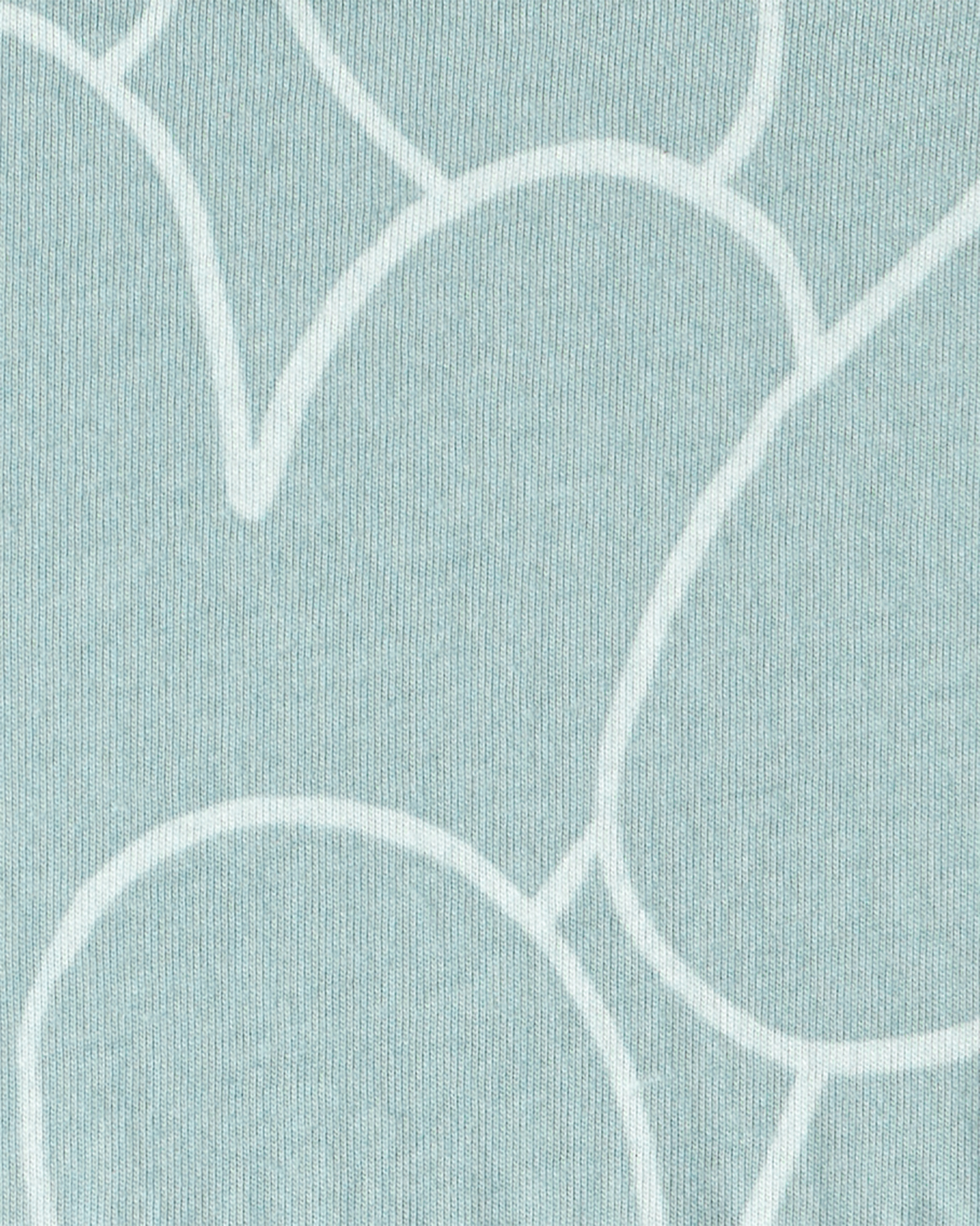 Baby Girl Heart Print Long Sleeve Cotton Dress - Green