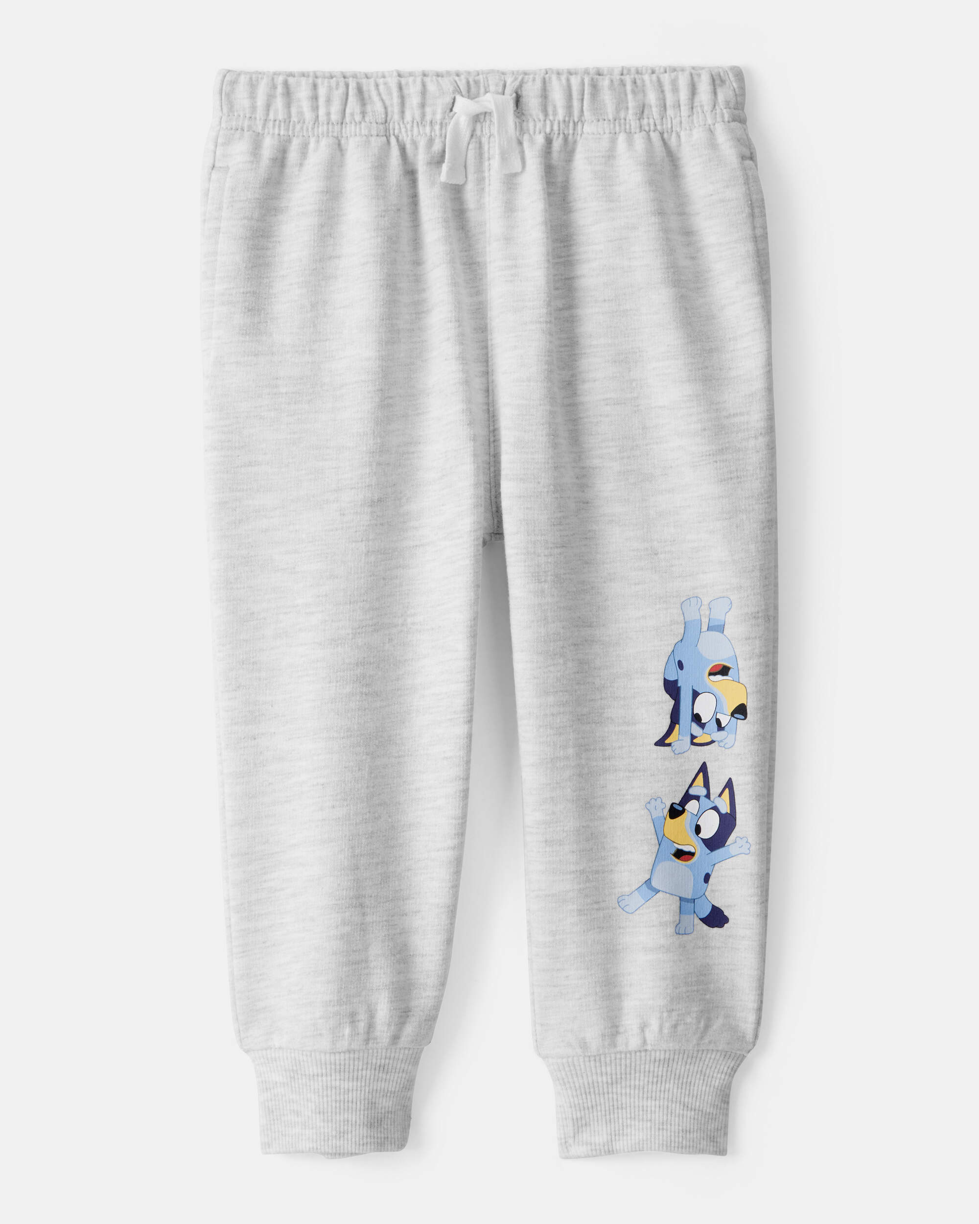 Baby Bluey French Terry Drawstring Joggers - Grey
