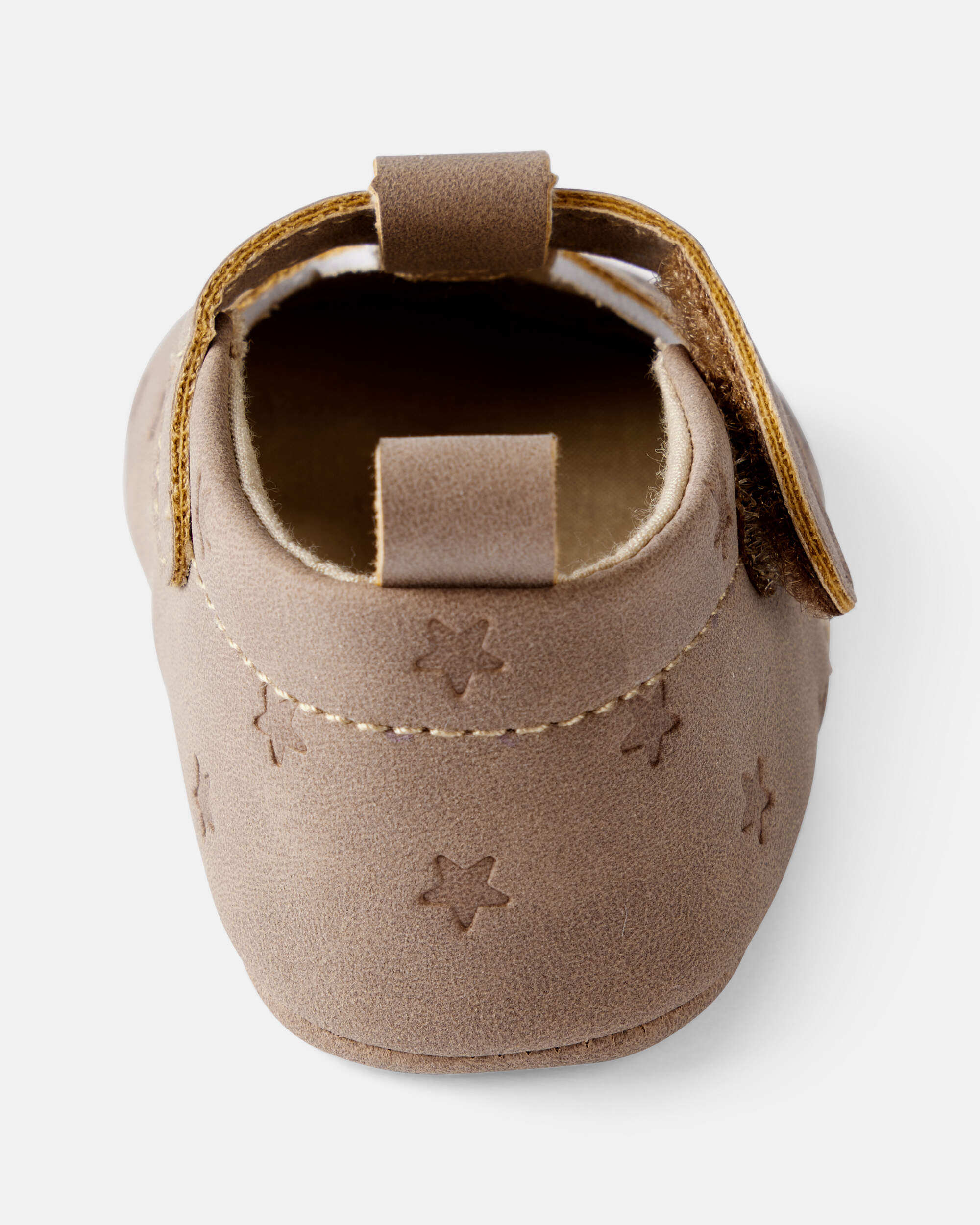 Baby Girl Star Mary Jane Shoes - Brown