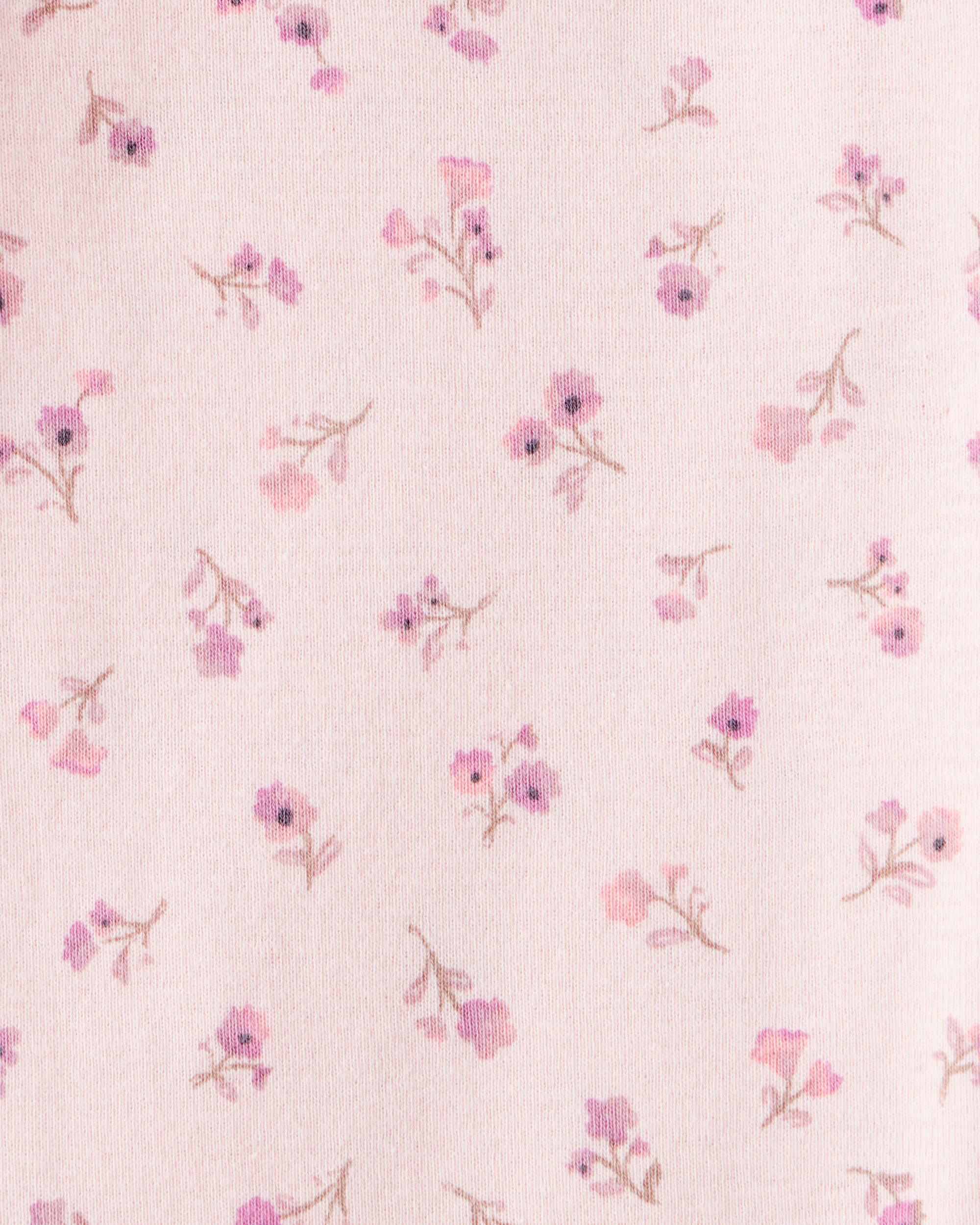 Baby Girl 4-Pack Koala Print Cotton Long-Sleeve Multipack Bodysuits - Purple/White/Pink