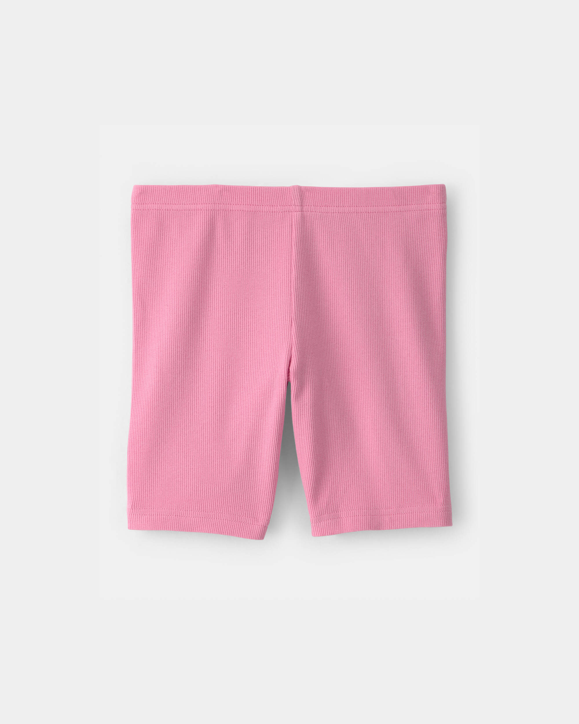 Girls Solid Bike Shorts - Pink