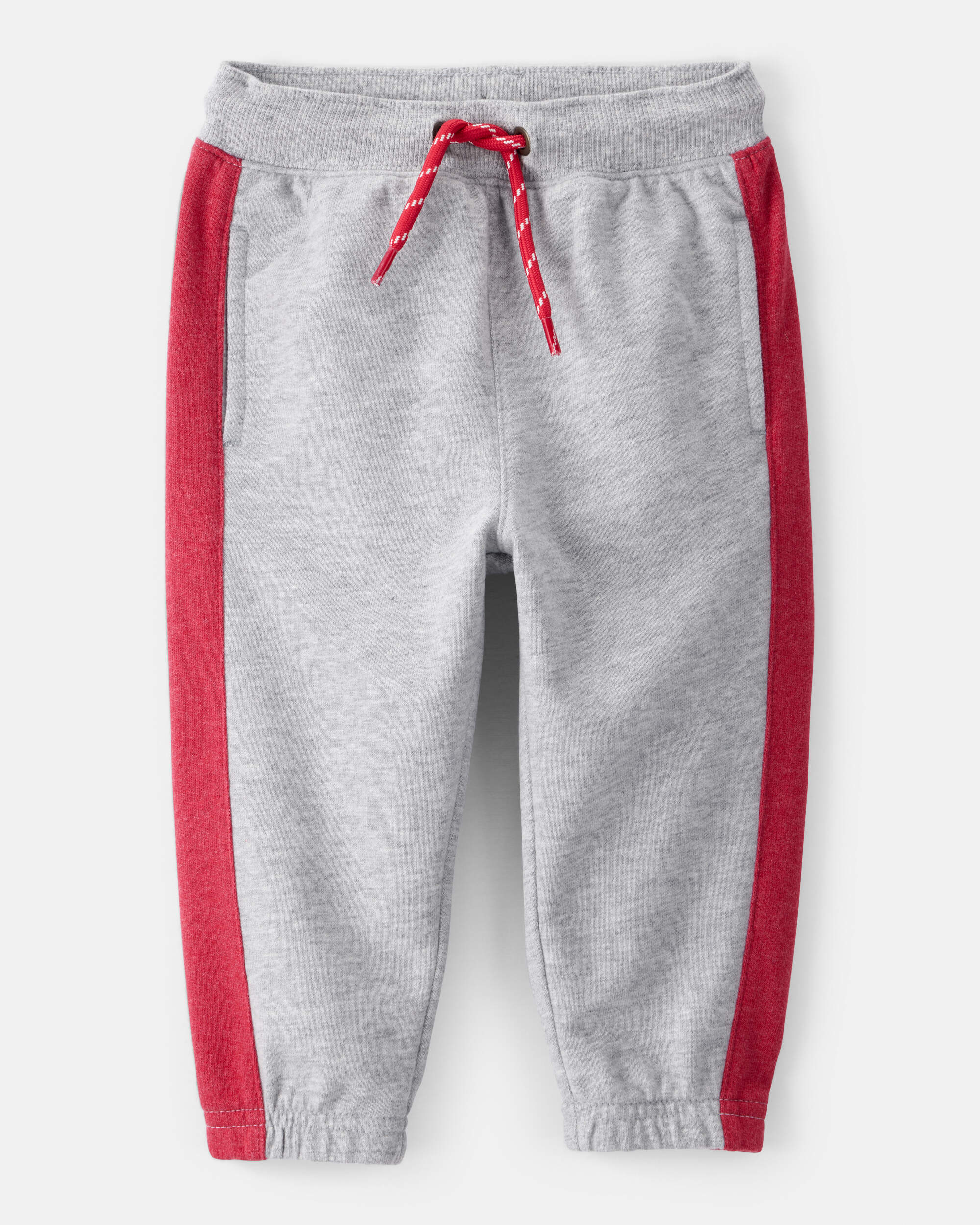 Baby Boy Color-Block French Terry Jogger - Grey
