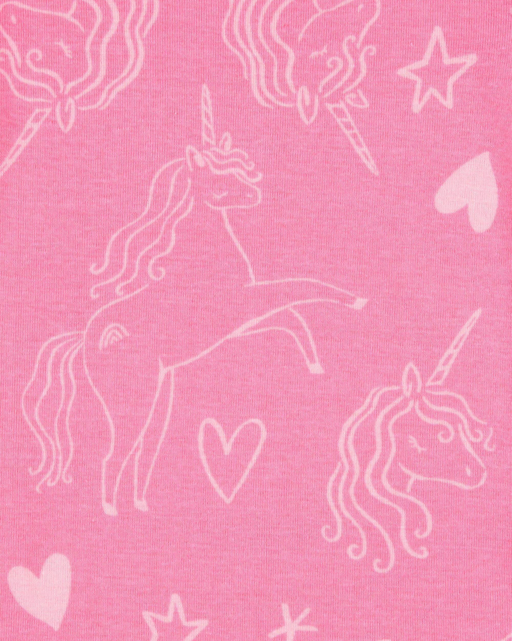 Baby 4-Piece Unicorn Cotton Pyjamas