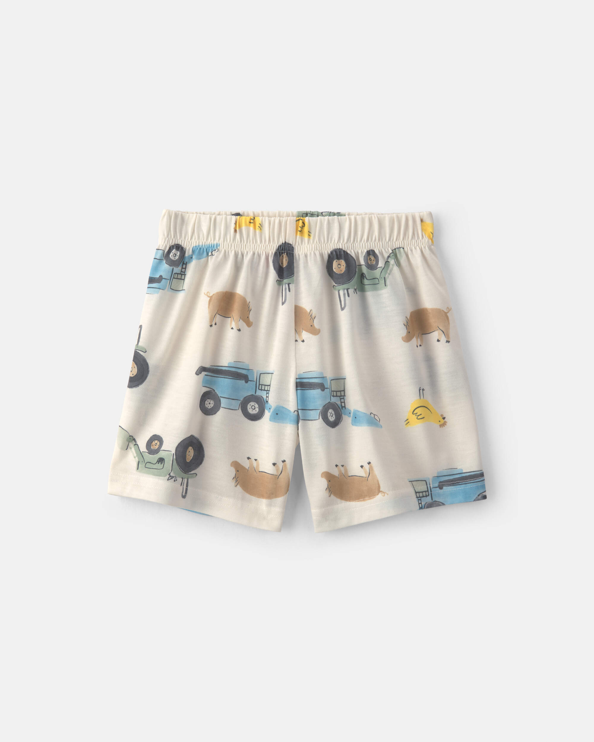 Toddler Boy 2-Piece Farm Short-Sleeve Pyjama Set