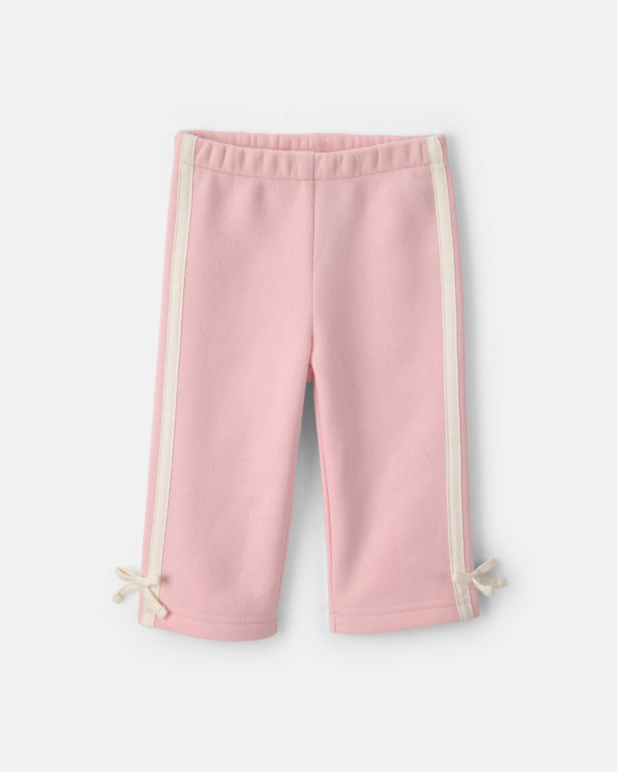 Baby Girl 3-Piece 'Little Love' Heart Valentine's Day Fleece Long-Sleeve Layering Set - Pink
