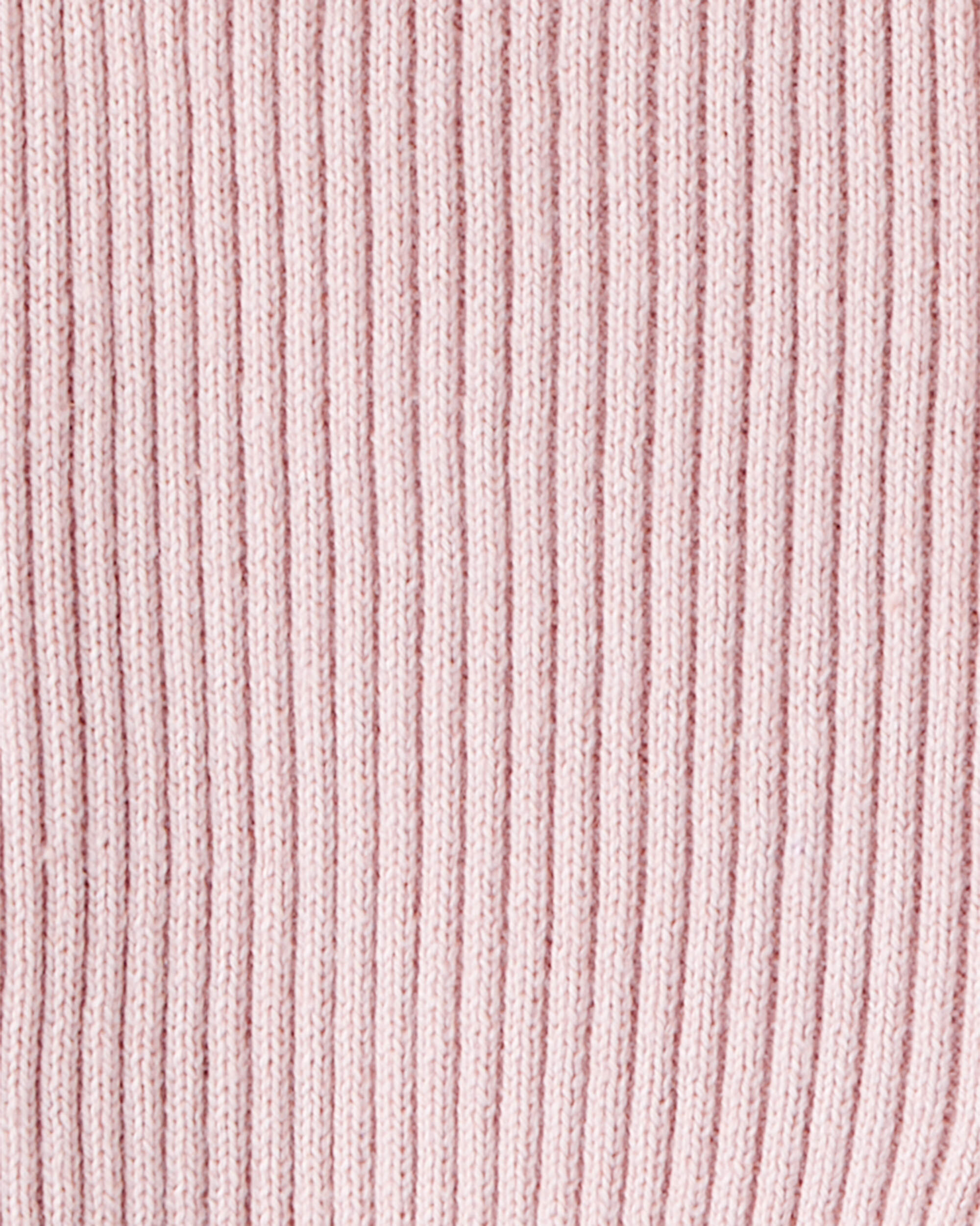 Baby Girl 2-Piece Organic Cotton Sweater Knit Set Cosmos Garden Print