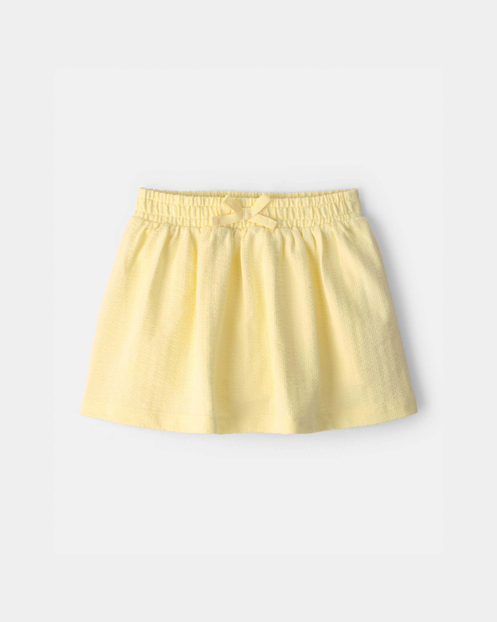 Toddler Girl Seersucker Skort - Yellow