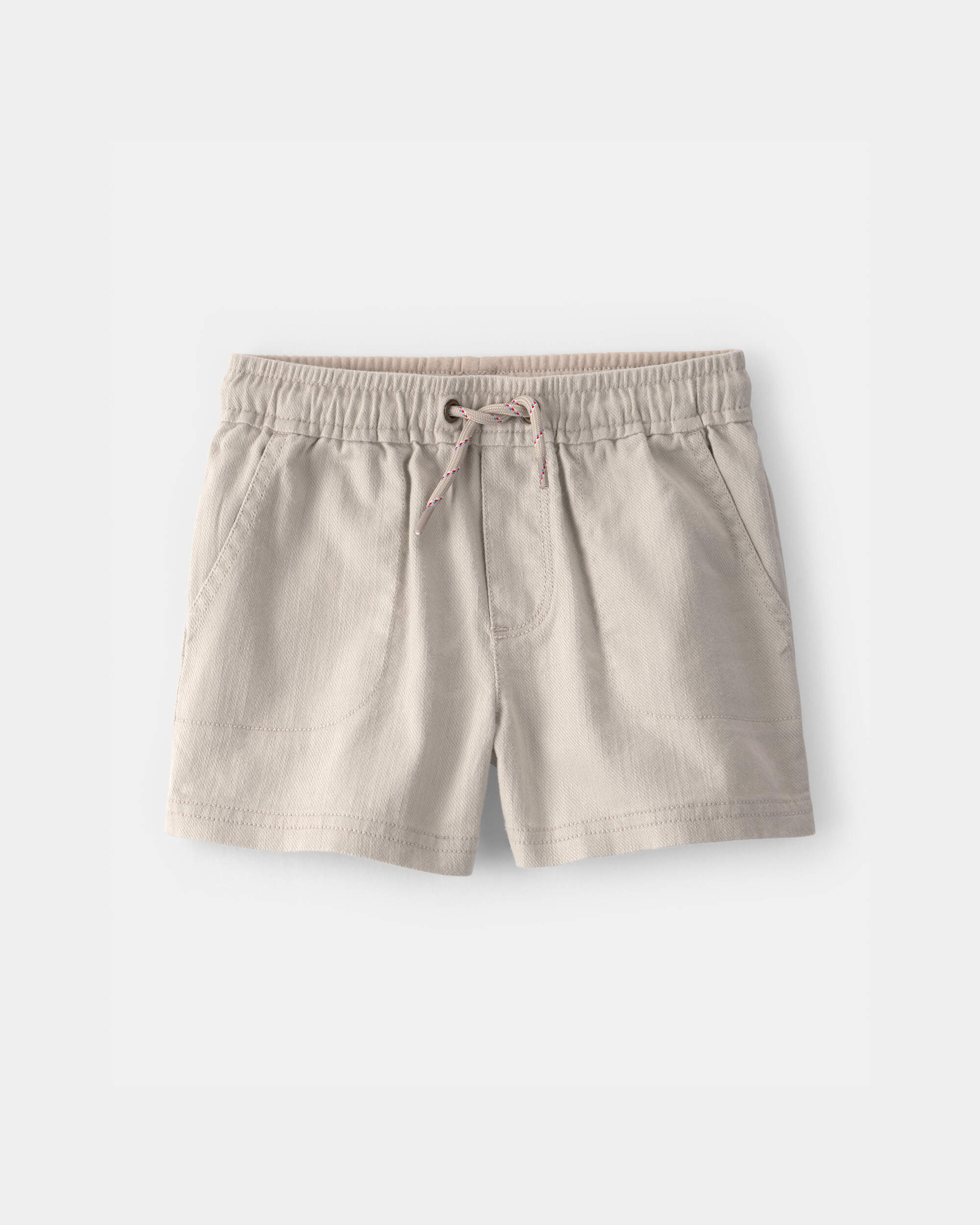 Toddler Boy Twill Shorts - Light Khaki