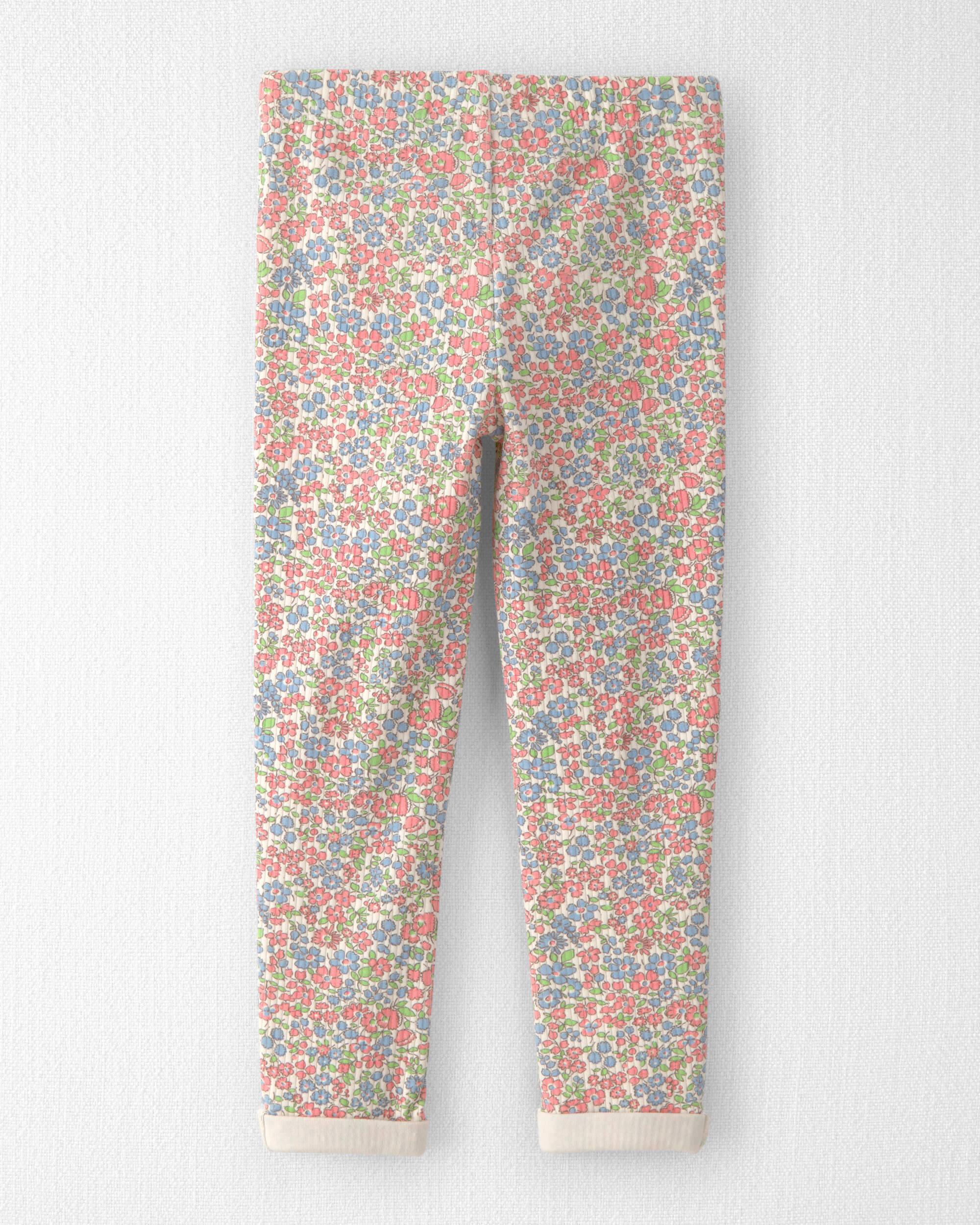 Toddler Girl 2-Pack Organic Cotton Rib Leggings