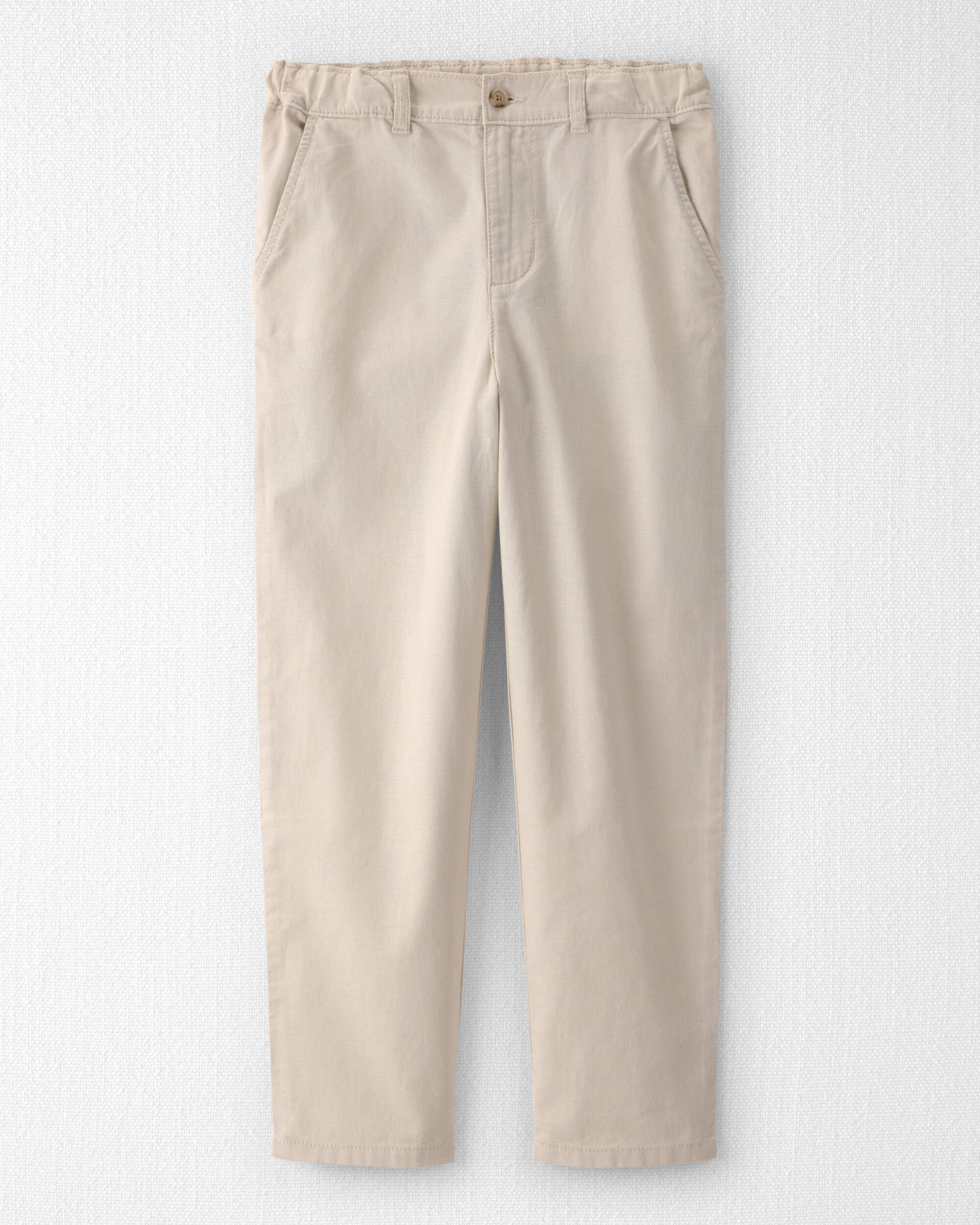 Boys Linen Pants Made with Organic Cotton