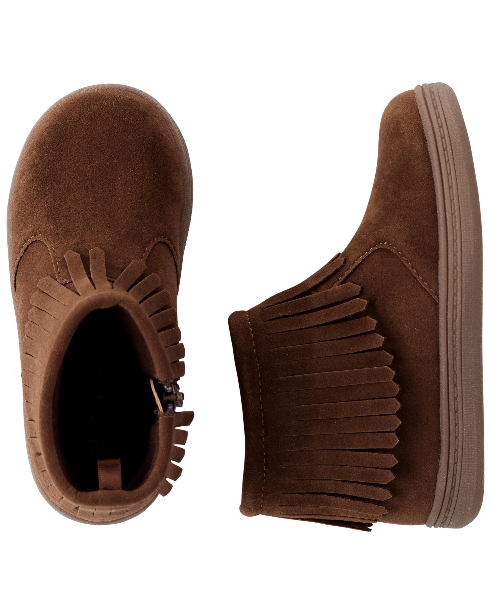 Boys moccasin boots hotsell