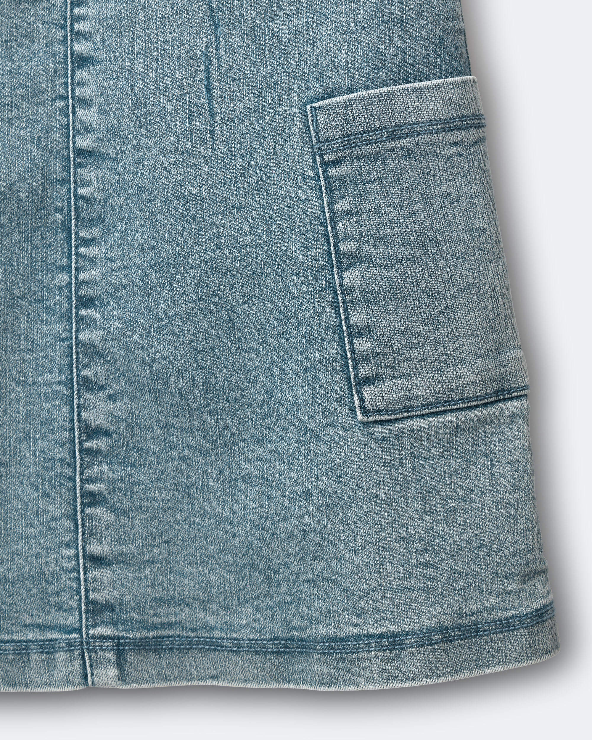 Toddler Girl Otter Pocket Jumper Avenue Wash - Blue