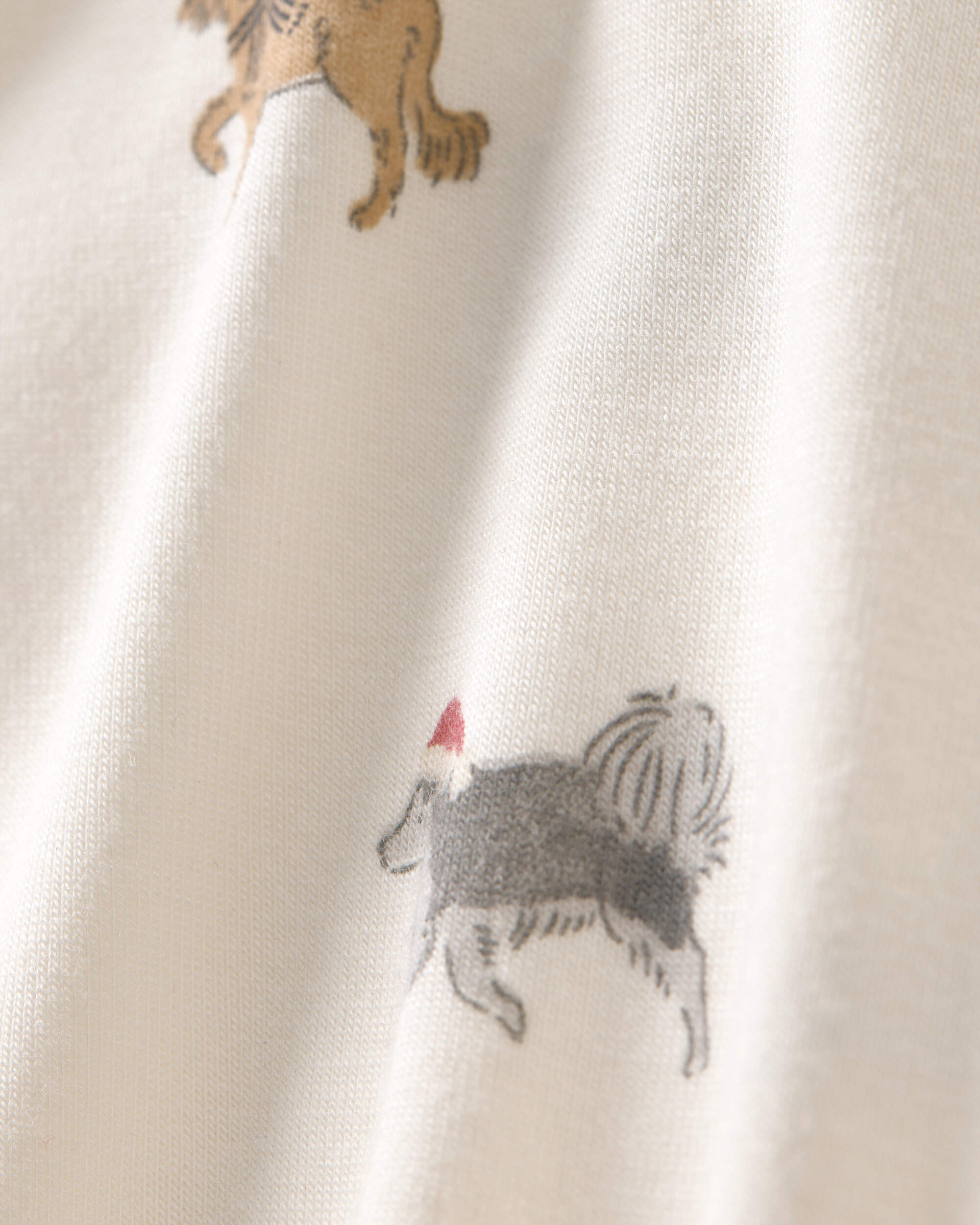 Baby Dog PurelySoft™ 2-Way Zip Sleep & Play Pyjamas - Cream